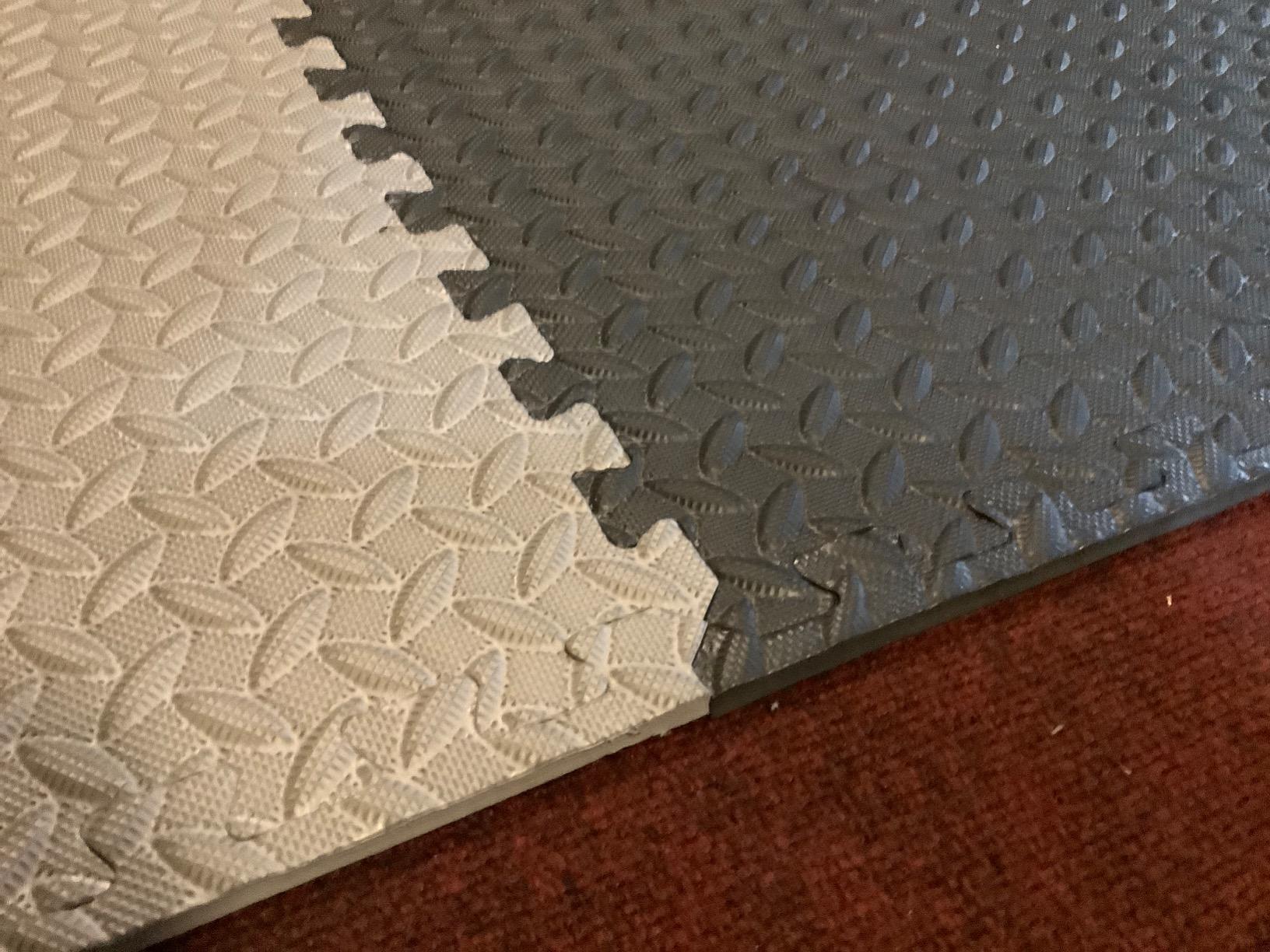 BEAUTYOVO Puzzle Exercise Mat with 12/24/48 Tiles Interlocking Foam Gym Mats, 24
