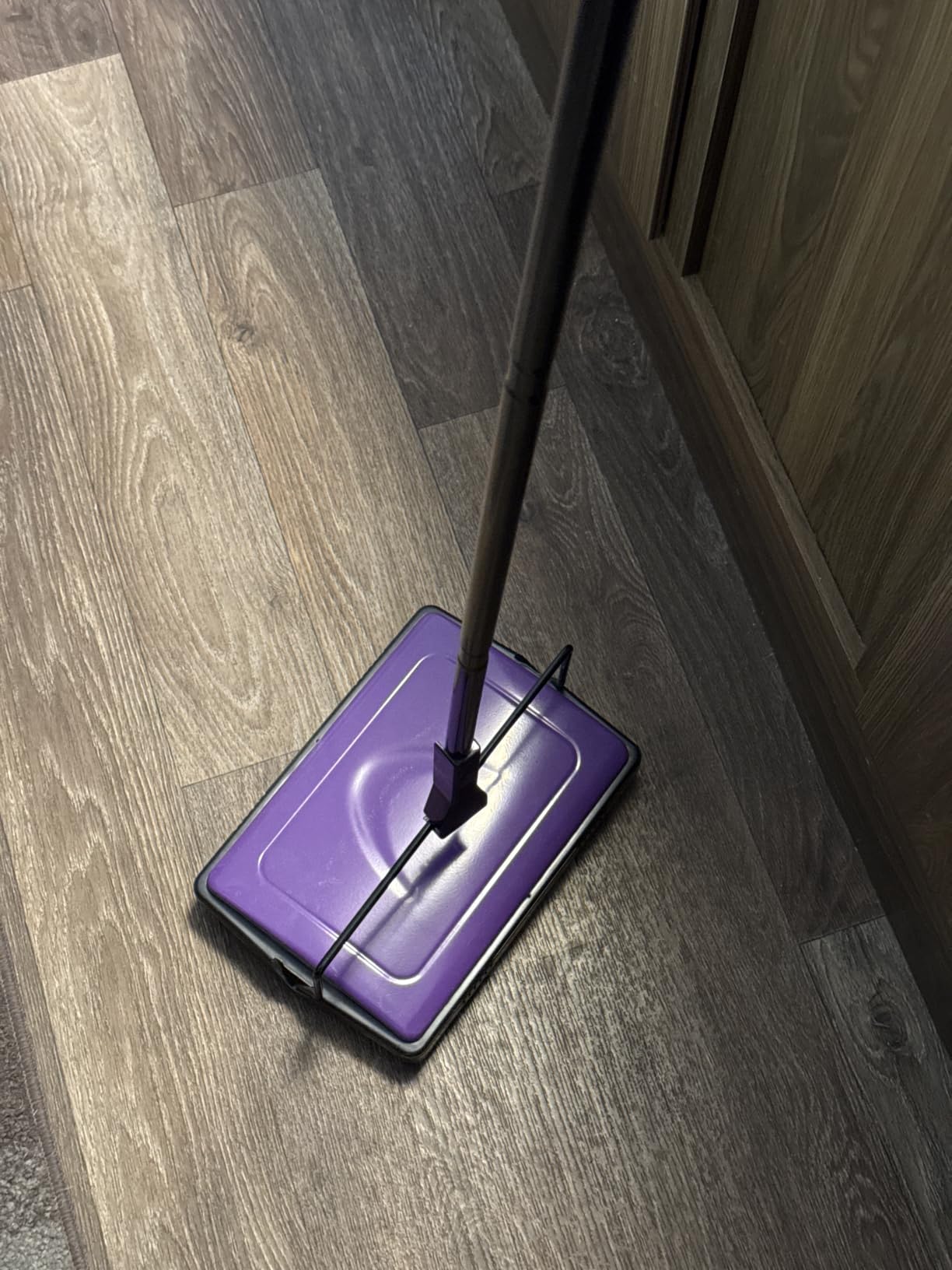 Yocada Carpet Sweeper Cleaner Manual Household Sweeper Lightweight | Hand Push Non-Electric for Home Office Low&Undercoat Carpets Rugs Pet Hair Dust Scraps Paper Rubbish Cleaning with a Brush customer photo 2
