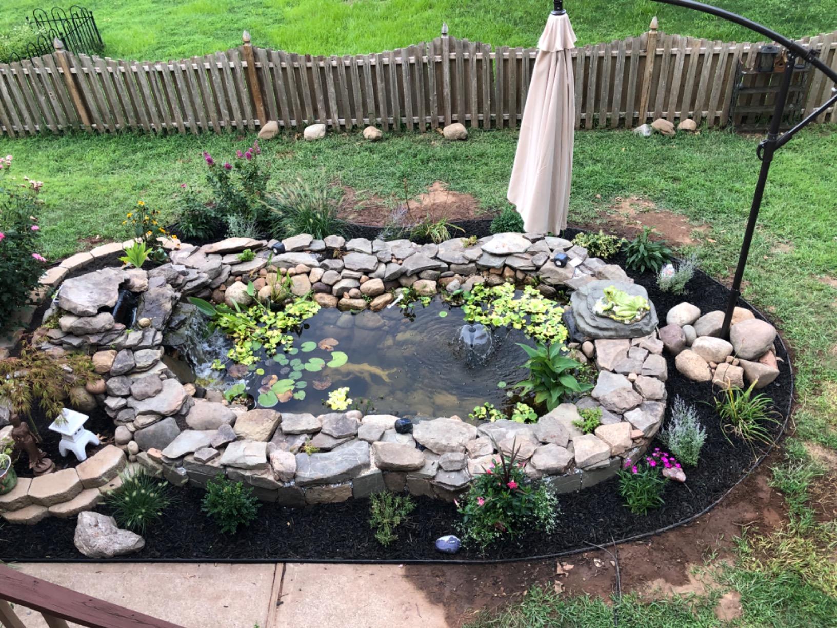 Simply Ponds 2100 Water Garden and Pond Kit with 15 Foot x 15 Foot EPDM Liner - XSH1 customer photo 2