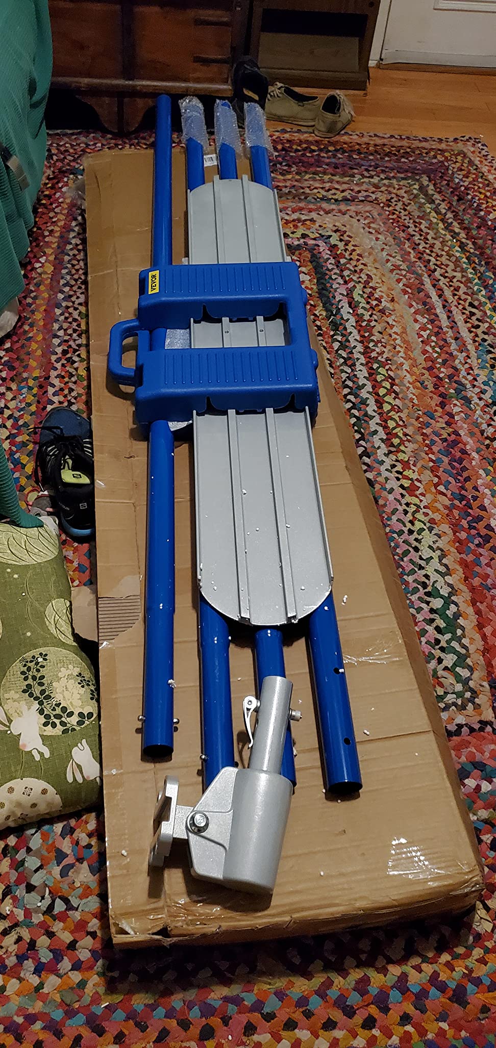 VEVOR Bull Float Magnesium Concrete Float 48 x 8 Round End with 4 Float Handle Bracket, Concretes Tools Finishing Kit customer photo 1