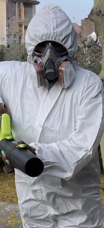 AirGearPro G-500 Reusable Respirator Mask with A1P2 Filters | Anti-Dust Mask Ideal for Painting, Woodworking, Construction, Sanding, Spraying, Chemicals, DIY etc customer photo 1