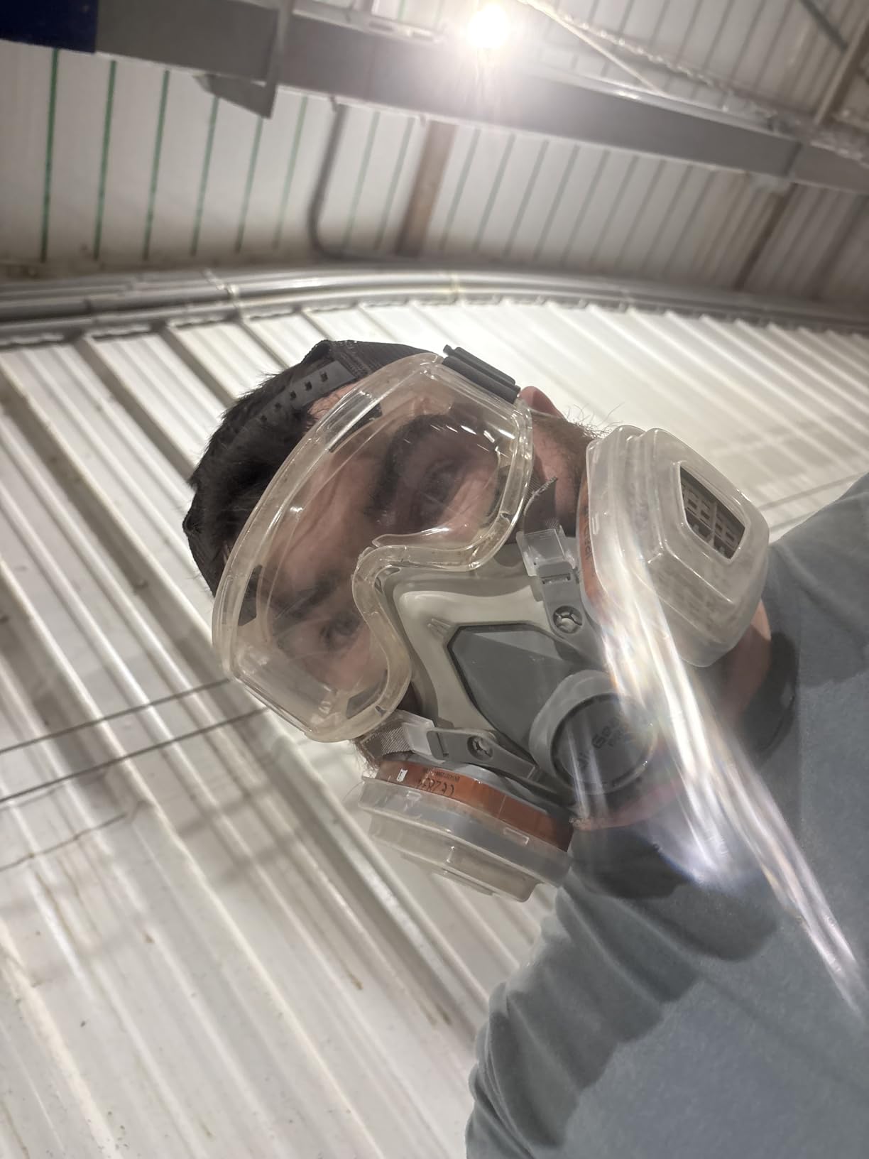 AirGearPro G-500 Reusable Respirator Mask with A1P2 Filters | Anti-Dust Mask Ideal for Painting, Woodworking, Construction, Sanding, Spraying, Chemicals, DIY etc customer photo 2