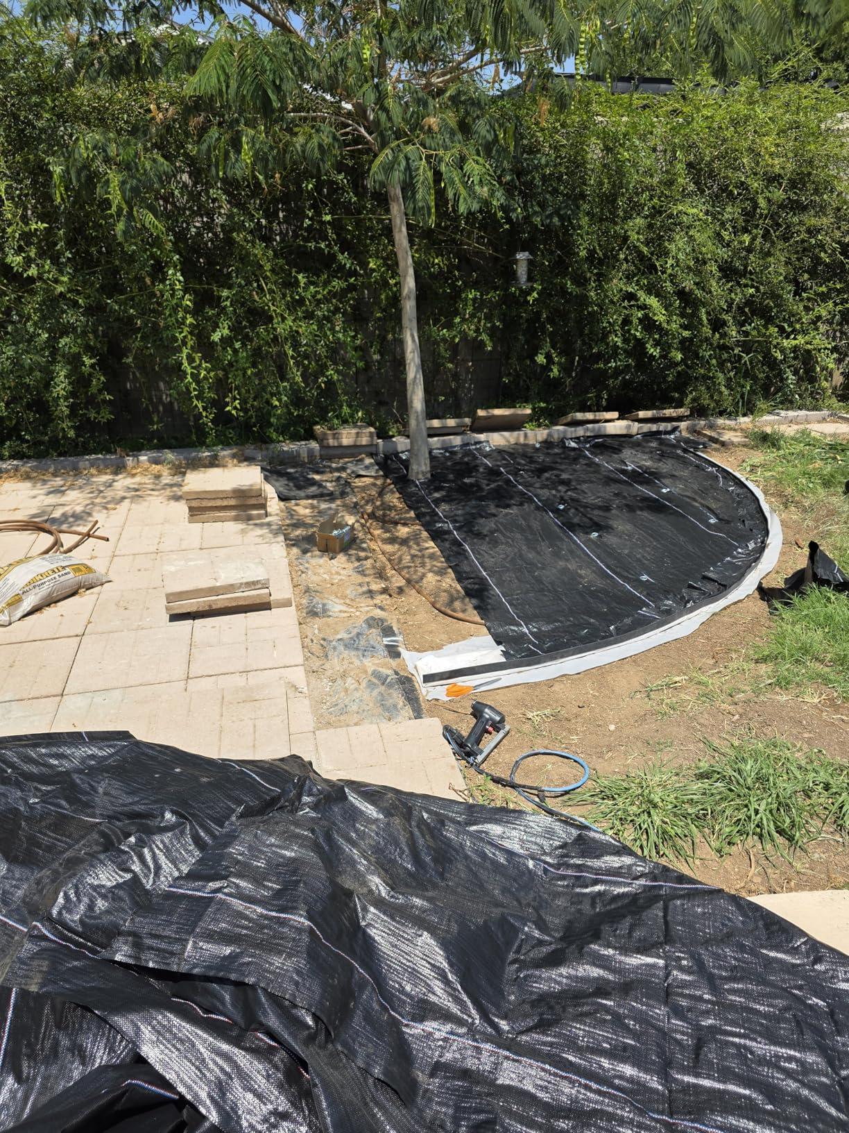 Sandbaggy Landscape Fabric | 50 Year Fabric | Weed Mat, Ground Cover, Garden Tarp | Trusted by Farmers & Contractors Across America (3 ft x 100 ft Roll) customer photo 2