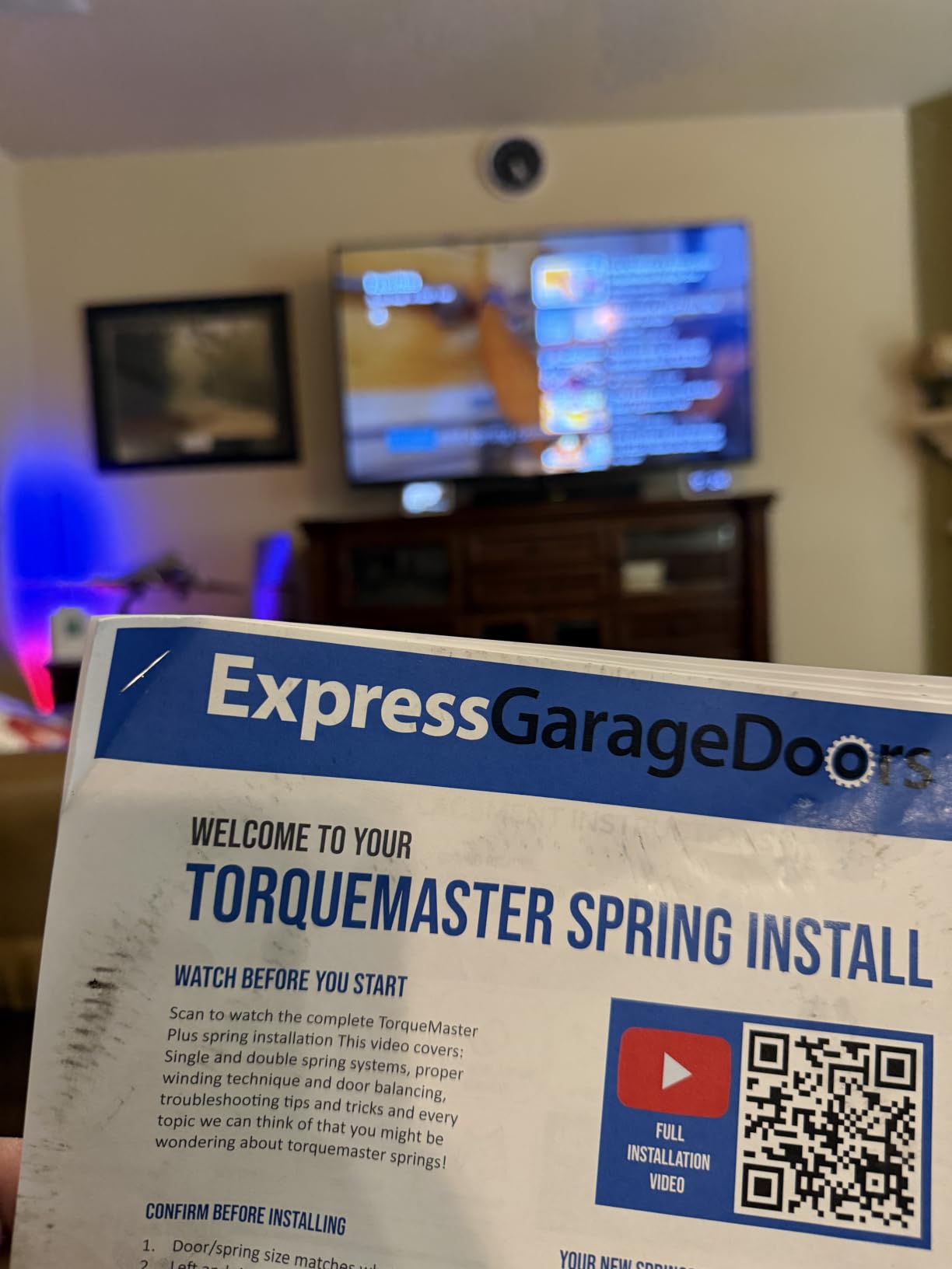 Wayne Dalton Torquemaster Spring - Torquemaster Plus / 7 ft high/Between 150-159lbs - Double Spring Set customer photo 1