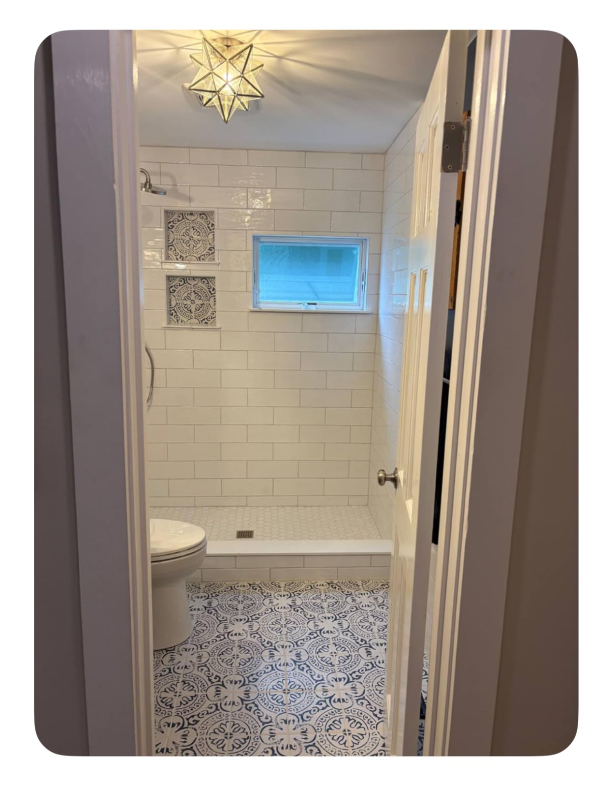 MSI Indigo 8x8in Encaustic Glazed Porcelain Wall Floor Tile Flooring customer photo 2