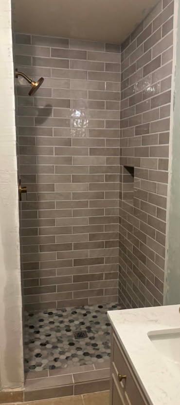 MSI Renzo Dove 3x12 in. Glossy Ceramic Subway Wall Tile - Bathroom, Kitchen Backsplash, Accent Wall, Shower Walls customer photo 1