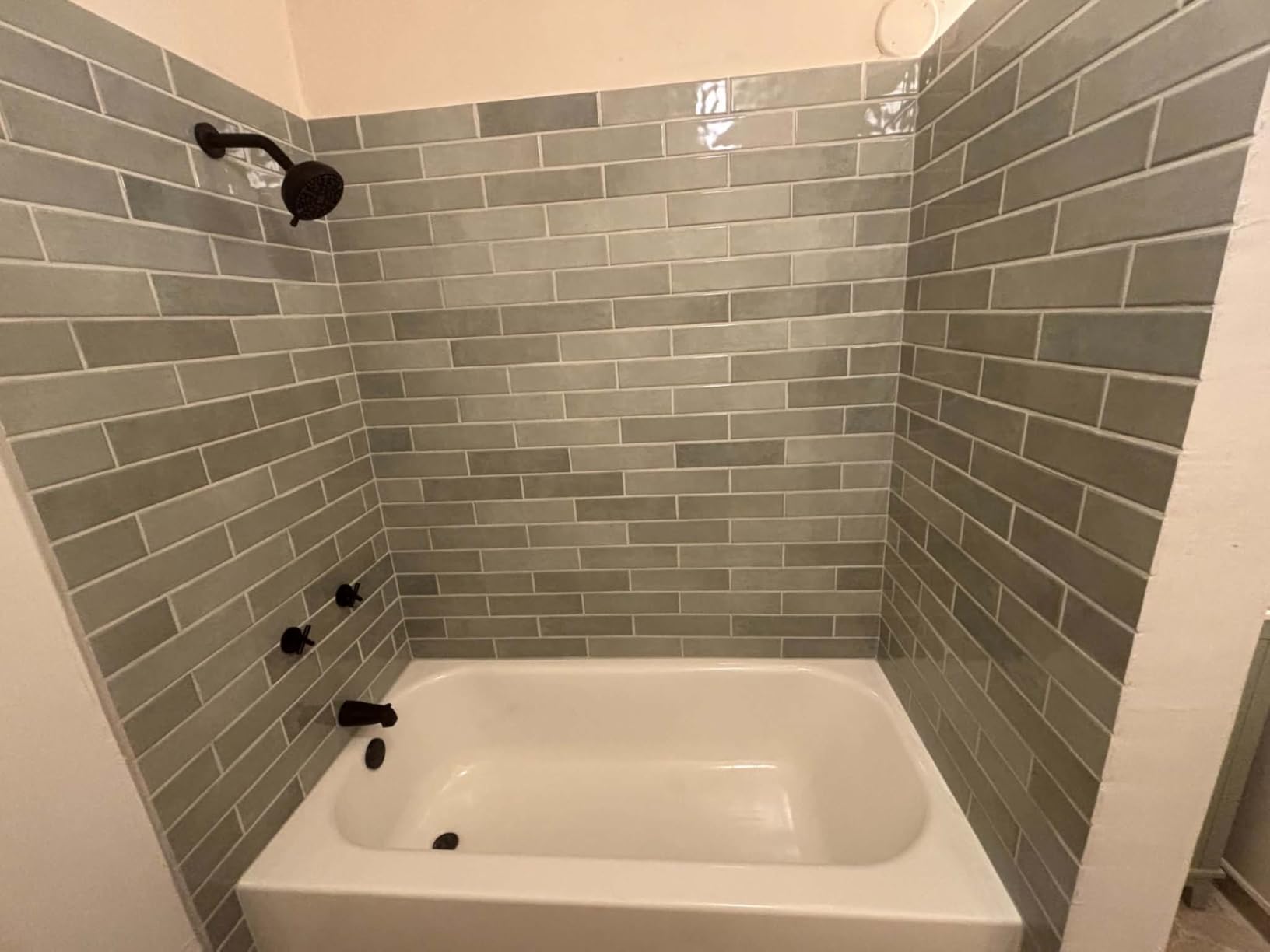 MSI Renzo Dove 3x12 in. Glossy Ceramic Subway Wall Tile - Bathroom, Kitchen Backsplash, Accent Wall, Shower Walls customer photo 2