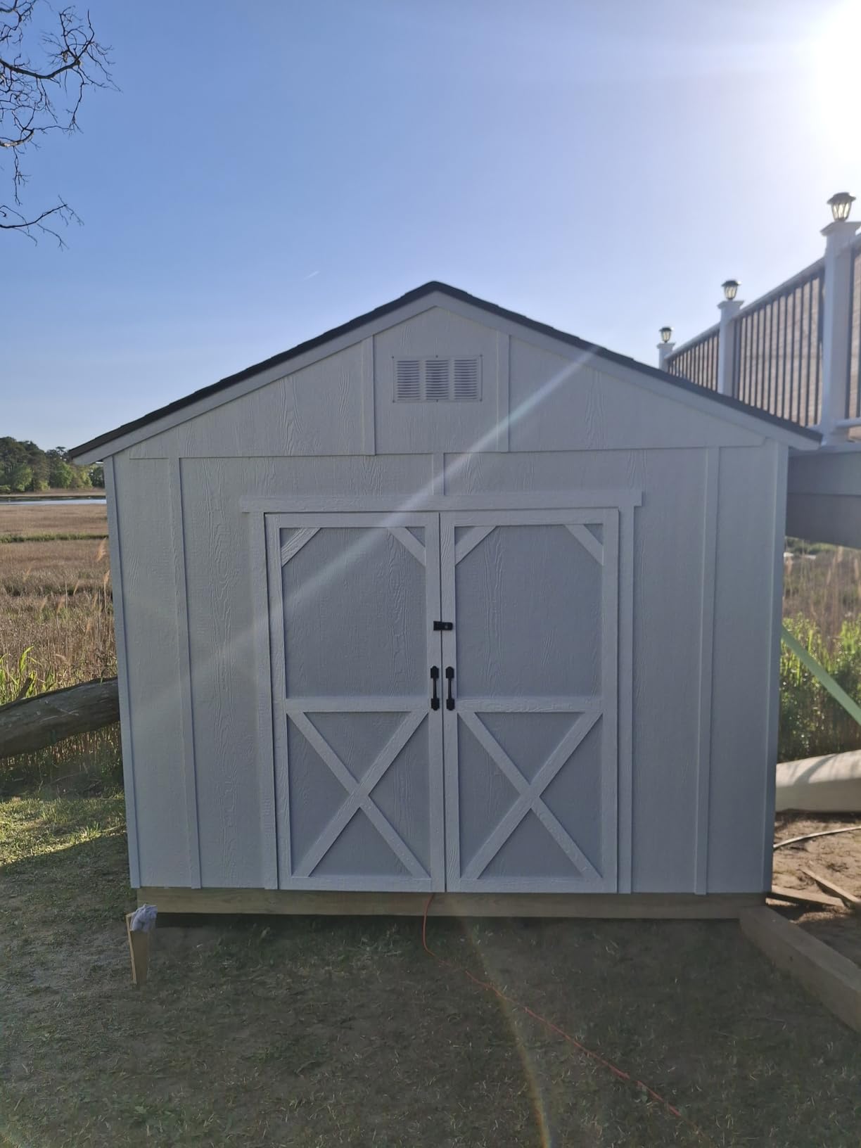 Handy Home Products Rookwood 10x16 Do-It-Yourself Wooden Storage Shed with Floor Kit customer photo 1