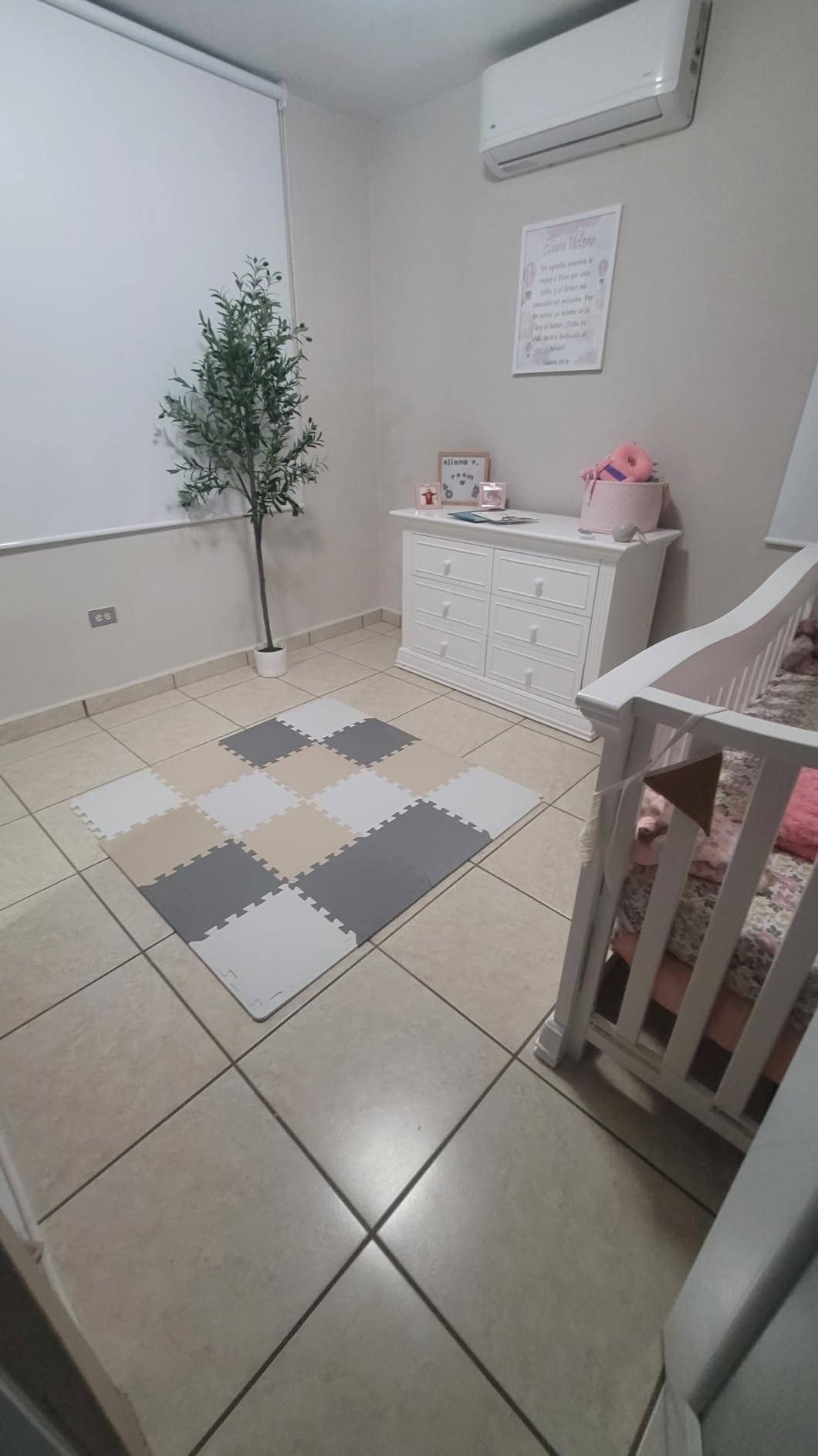 MioTetto Baby Play Mat, Soft Foam Floor Tiles for Kids. Adjustable Interlocking Foam Tiles, Fits with 50x50 Playpen Baby mat for Crawling & Development, Safe & Non-Toxic Playmat for Babies customer photo 1