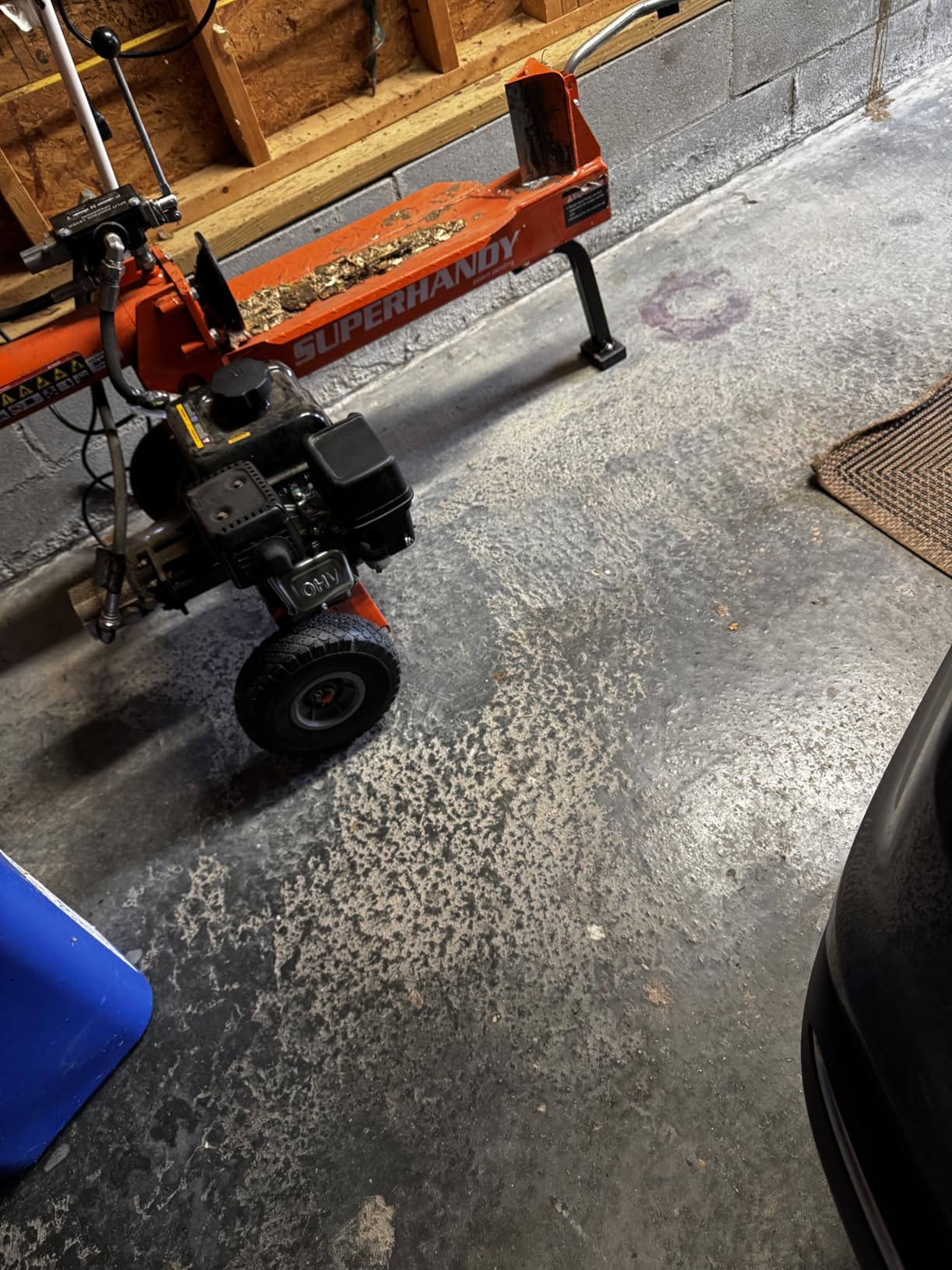 SuperHandy Log Splitter 20 Ton 7HP Gas customer photo 1