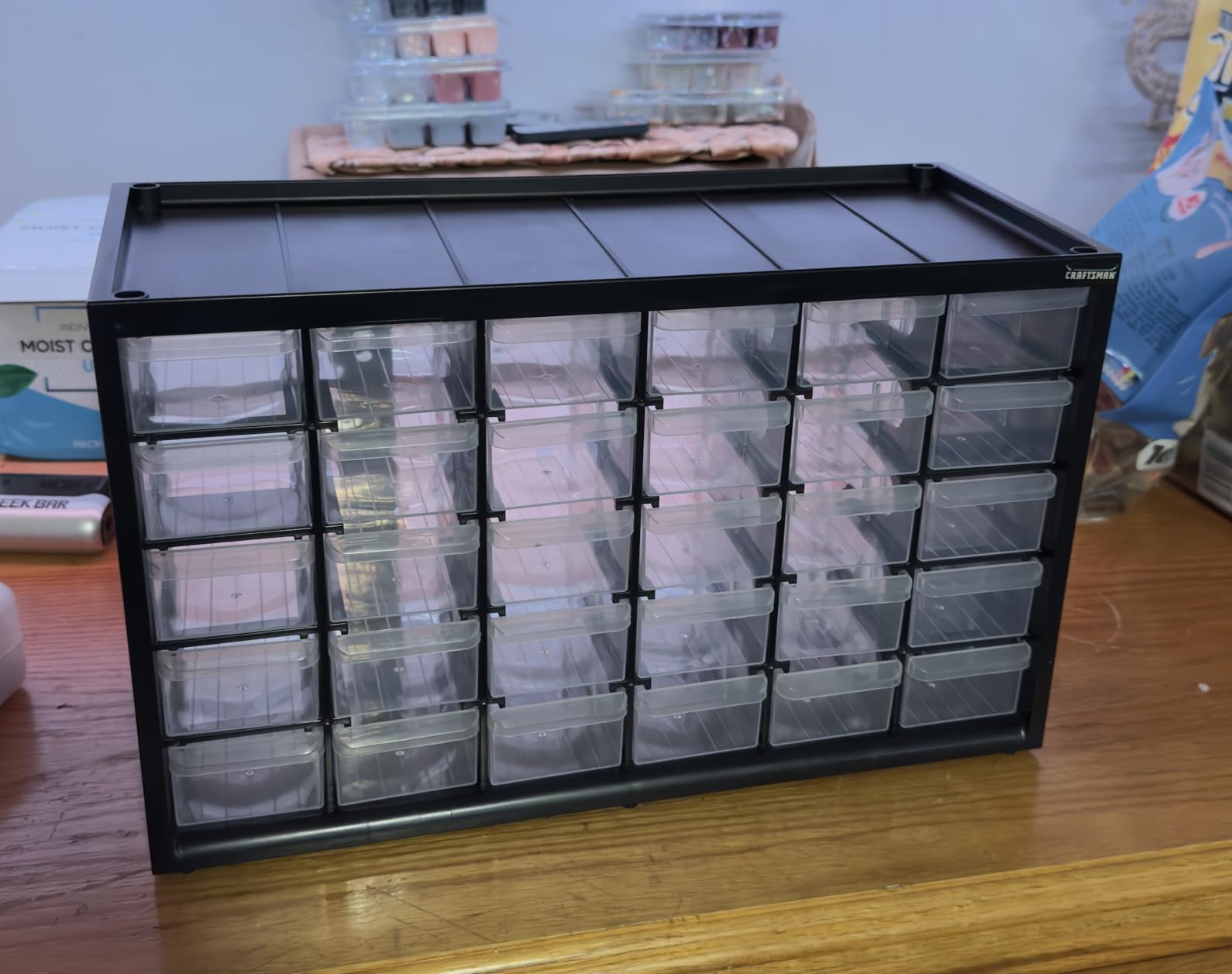CRAFTSMAN Plastic Storage Organizer Bin System, 9 Compartment, Modular, Home Office (CMST40709) customer photo 1