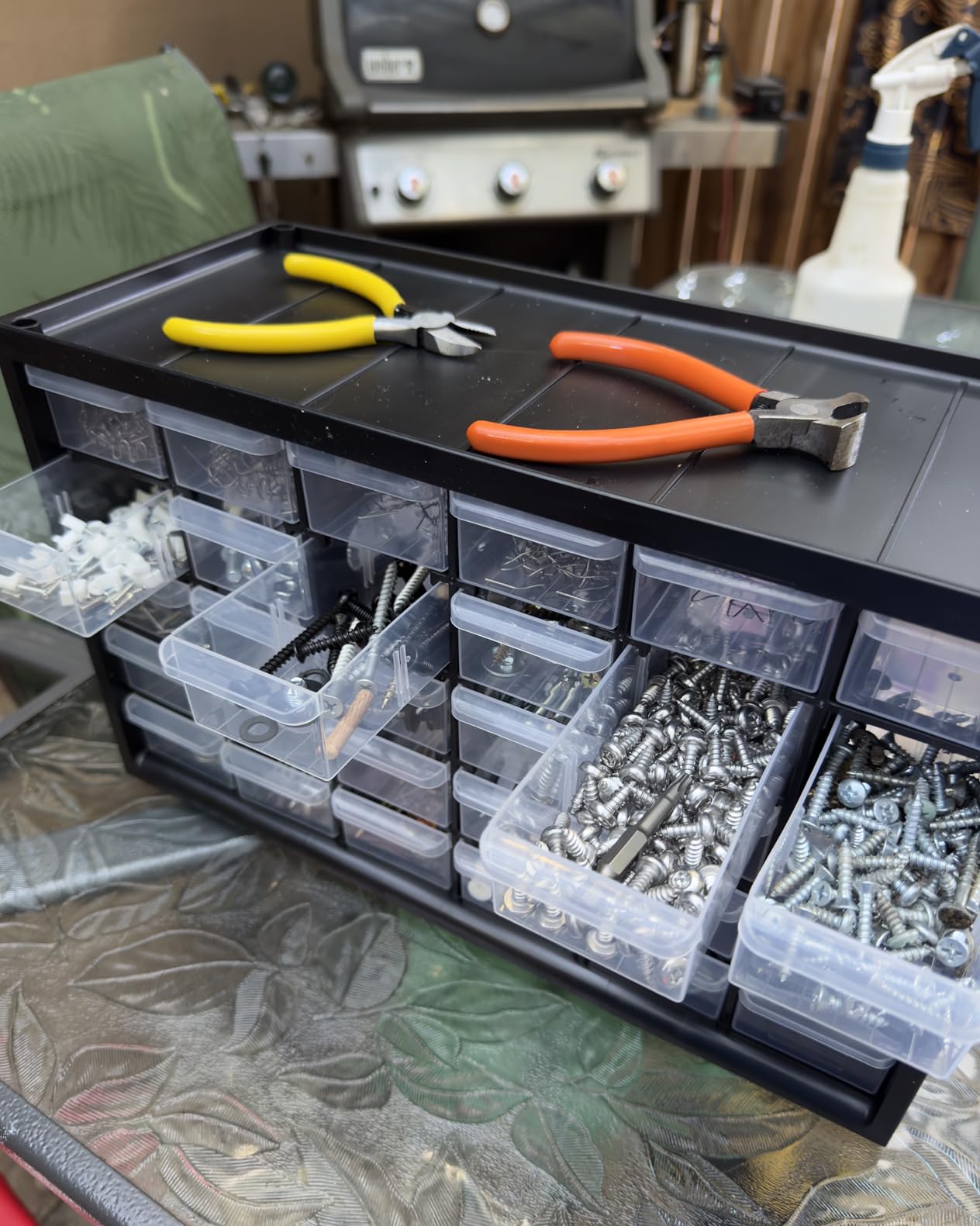 CRAFTSMAN Plastic Storage Organizer Bin System, 9 Compartment, Modular, Home Office (CMST40709) customer photo 2