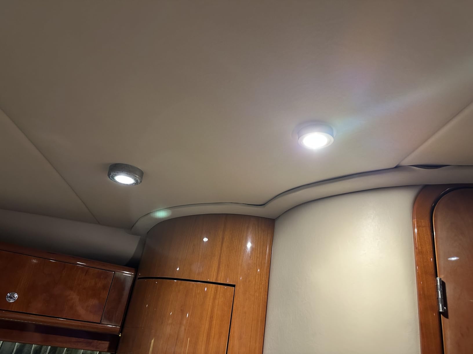 Armacost Lighting PureVue LED Puck Light, Black, 3000K, 233413 | Dimmable, Under Cabinet, 2.75 Inch Diameter, Hardwired, Low Voltage, Soft White Light customer photo 1