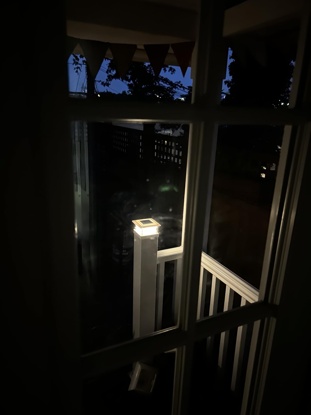 Dynaming 4x4 Solar Post Cap Lights Outdoor with 2 Color Modes, 6 Pack Upgrade Fence Post Solar Lights Black Shell for 4x4 Vinyl/Wooden Posts customer photo 1