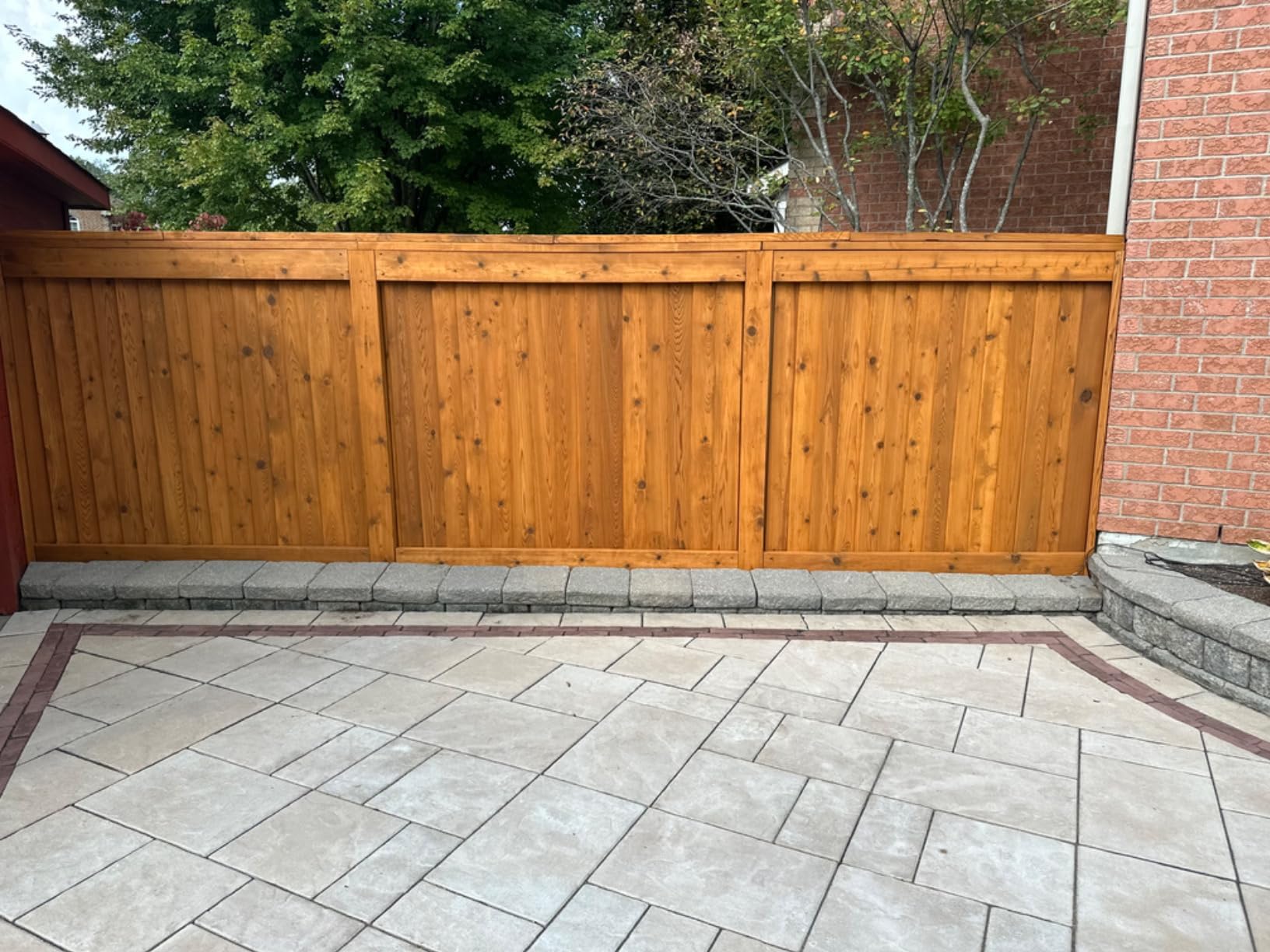 Armstrong-Clark Oil-Based Wood Stain for Decks, Fences, Siding, Logs & Outdoor Wood Surfaces | Penetrating Exterior Finish | Easy Maintenance (1 Gallons, Cedar Semi-Transparent) customer photo 2