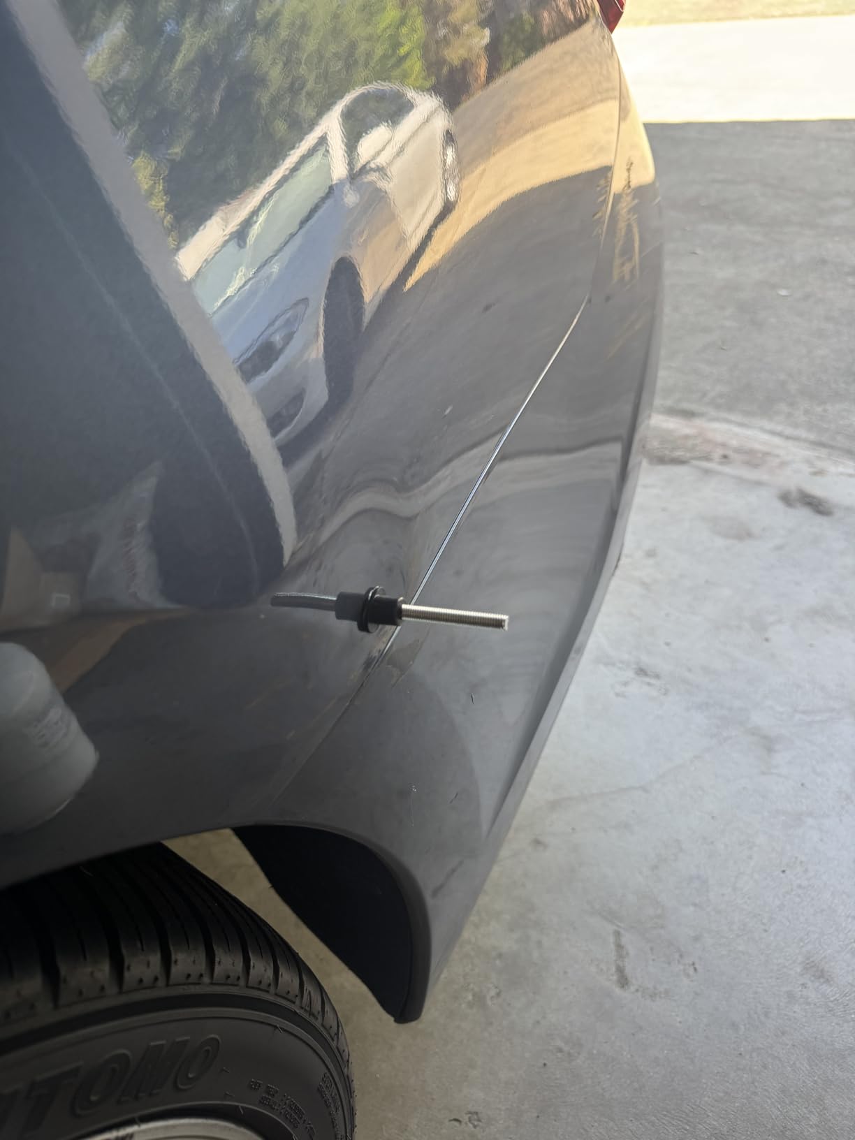 Auto Body Dent Puller Kit, Auto Paintless Dent Repair Kit with Bridge Puller, Dent Puller Kit, Car Dent Removal Kit Powerfully Pops Car Dents and Other Metal Surface Dents customer photo 1