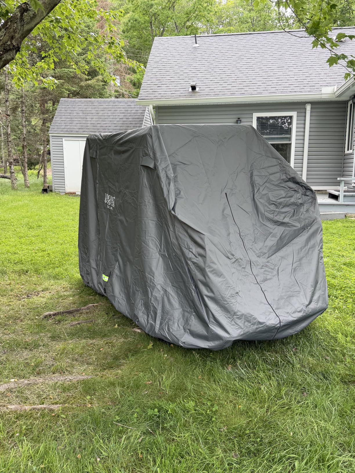 10L0L Heavy Duty 650D Golf Cart Cover for 2/4/6 Passengers EZGO, Club Car and Yamaha, All Weather Outdoor Protection Weatherproof customer photo 1