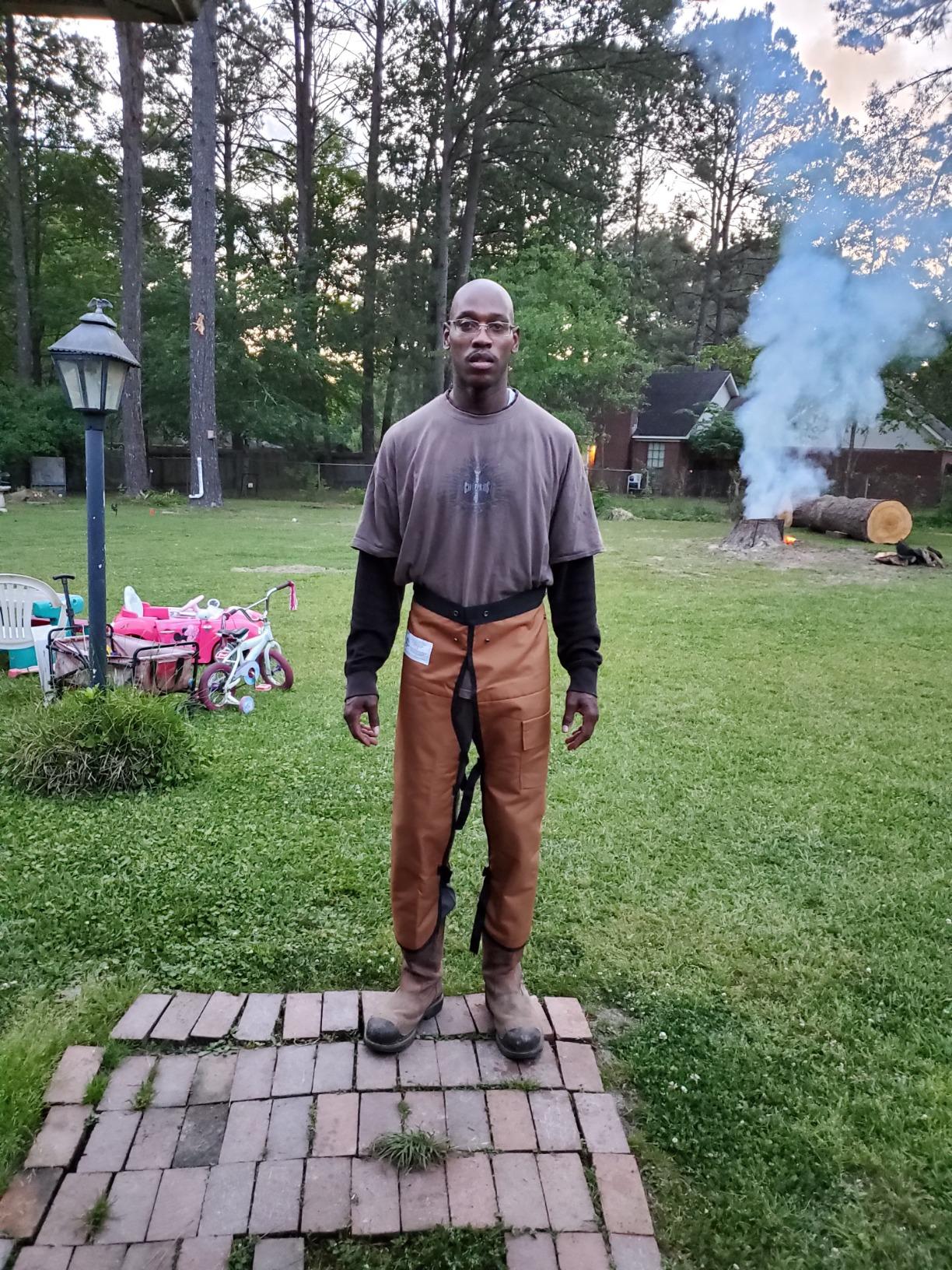 Chainsaw Apron Safety Chaps with Pocket customer photo 2