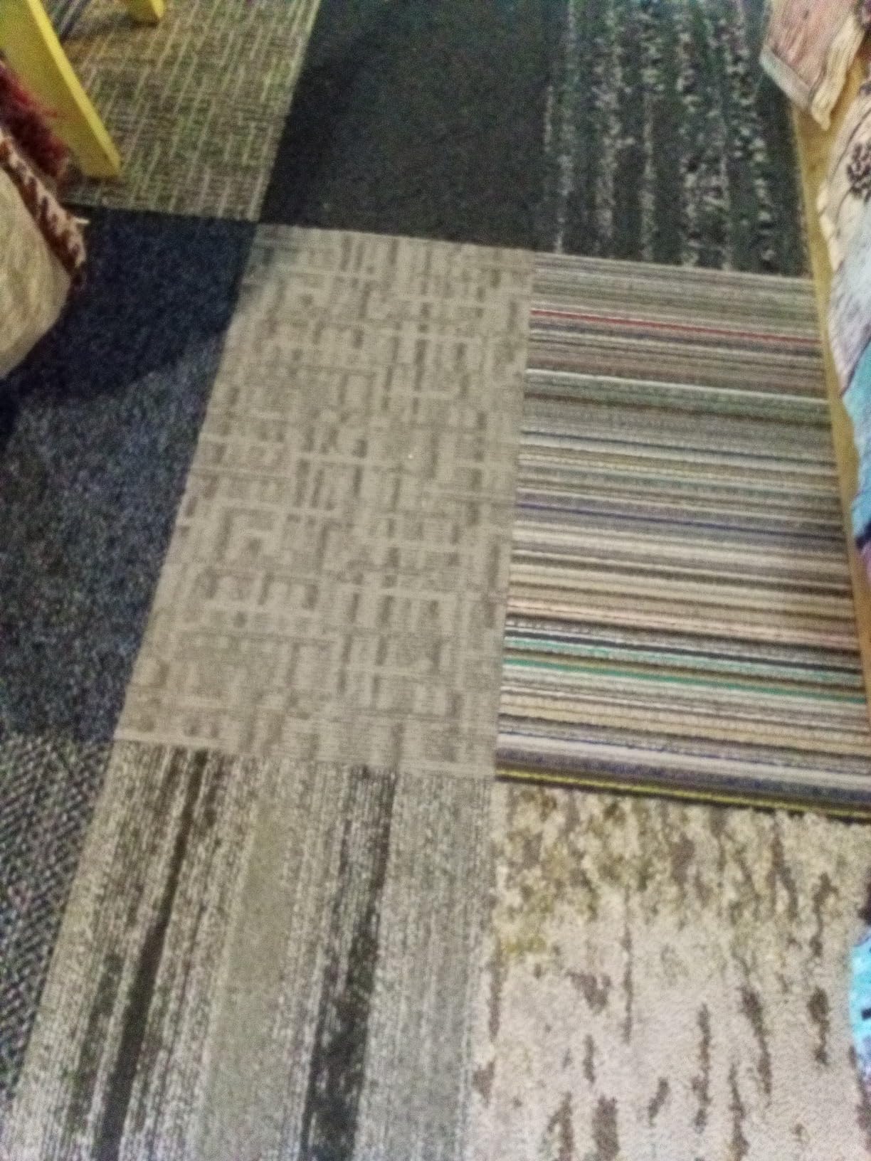 12''x24'' Assorted Carpet Tile Peel and Stick 24 Planks- 48sqft customer photo 1