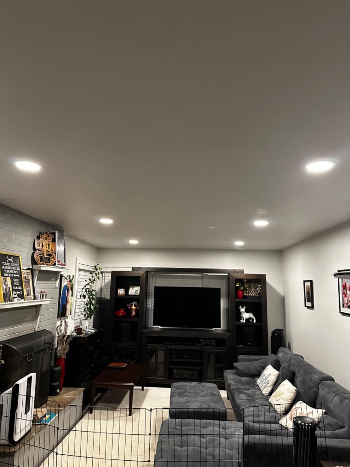 Ensenior 24Pack 4 Inch LED Recessed Ceiling Light, 5CCT, 750LM 9W 120V | 2700K-5000K Selectable, 5%-100% Dimmable, Ultra-Thin Canless Wafer Downlight, Aluminum, Damp Rated, ETL&FCC&IC customer photo 2