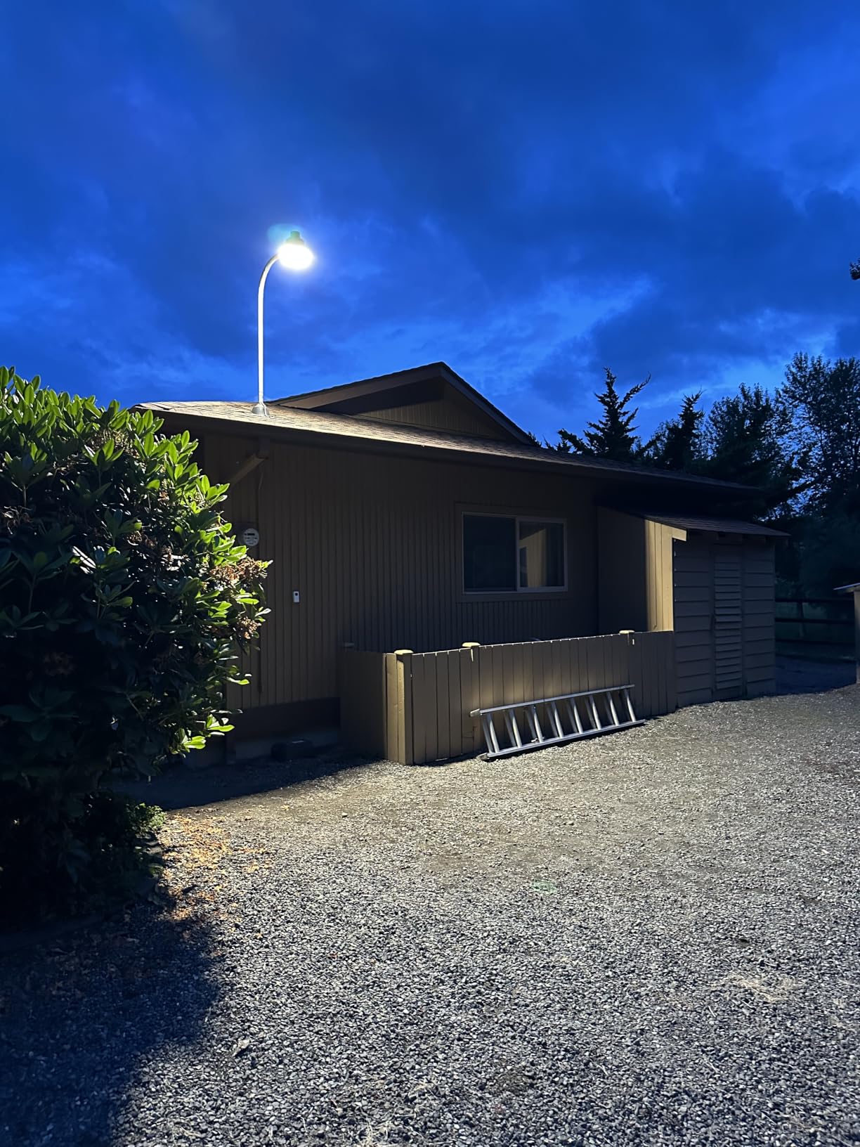 Lithonia Lighting BarnGuard LED Barn Light, Adj Brightness and Color Temp | Dusk to Dawn Aluminum Outdoor Light, Adjustable Lumens and Color Temperature, Wall or Pole Mountable Yard Light, MVOLT customer photo 1