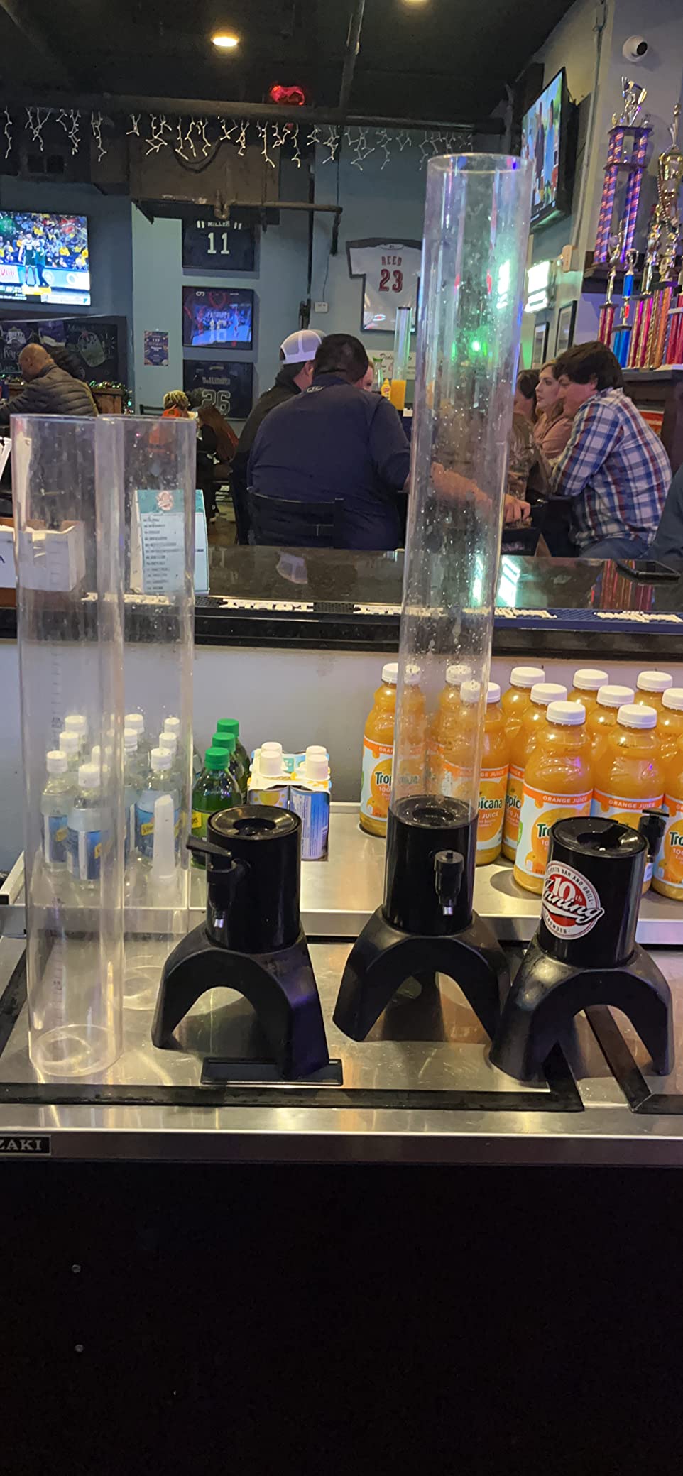 Drink Tower, 3L Mimosa Tower Dispenser With Ice Tube and Led Light, Tabletop Beer Dispenser 3.17 Qt./101oz, Ideal for Parties Bars Pubs Restaurants customer photo 1