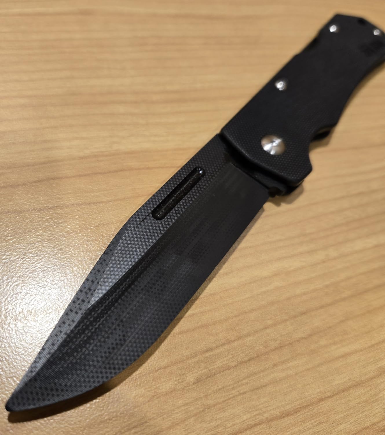 JIN Alpha Safe Pocket Knife, DIY Making Kit, Fake Knives for Starters, Dull G10 Blade, Folding EDC, Purple G10 Handle, Camping Tool customer photo 2