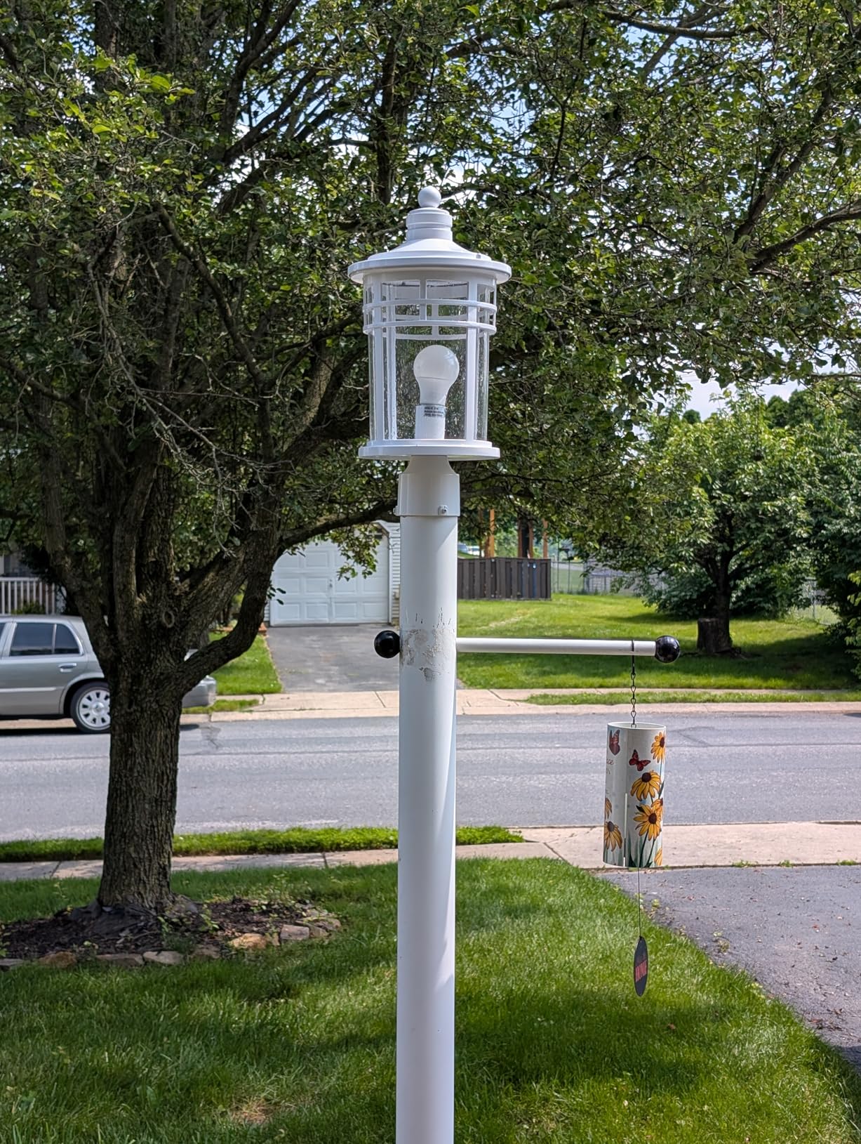 Darkaway Outdoor Post Lights Lamp Posts Outdoor Lighting, Waterproof Aluminum Post Lights Outdoor Light Fixtures with Glass, Light Posts for Outside Patio Yard (2 Pack, Black) customer photo 1