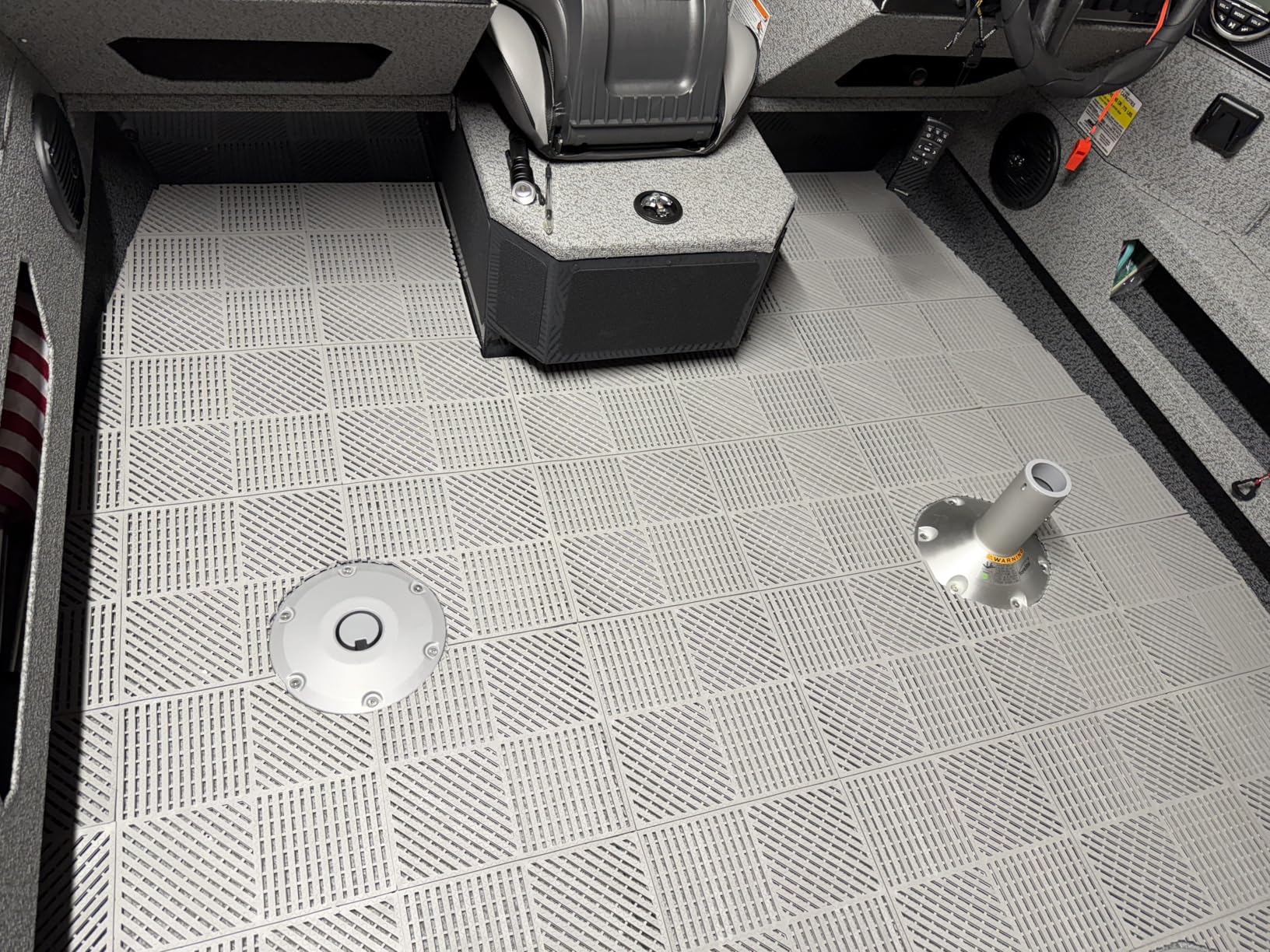 18 Pack Modular Interlocking Floor Mat Rubber Outdoor Tiles with Drainage Holes customer photo 1