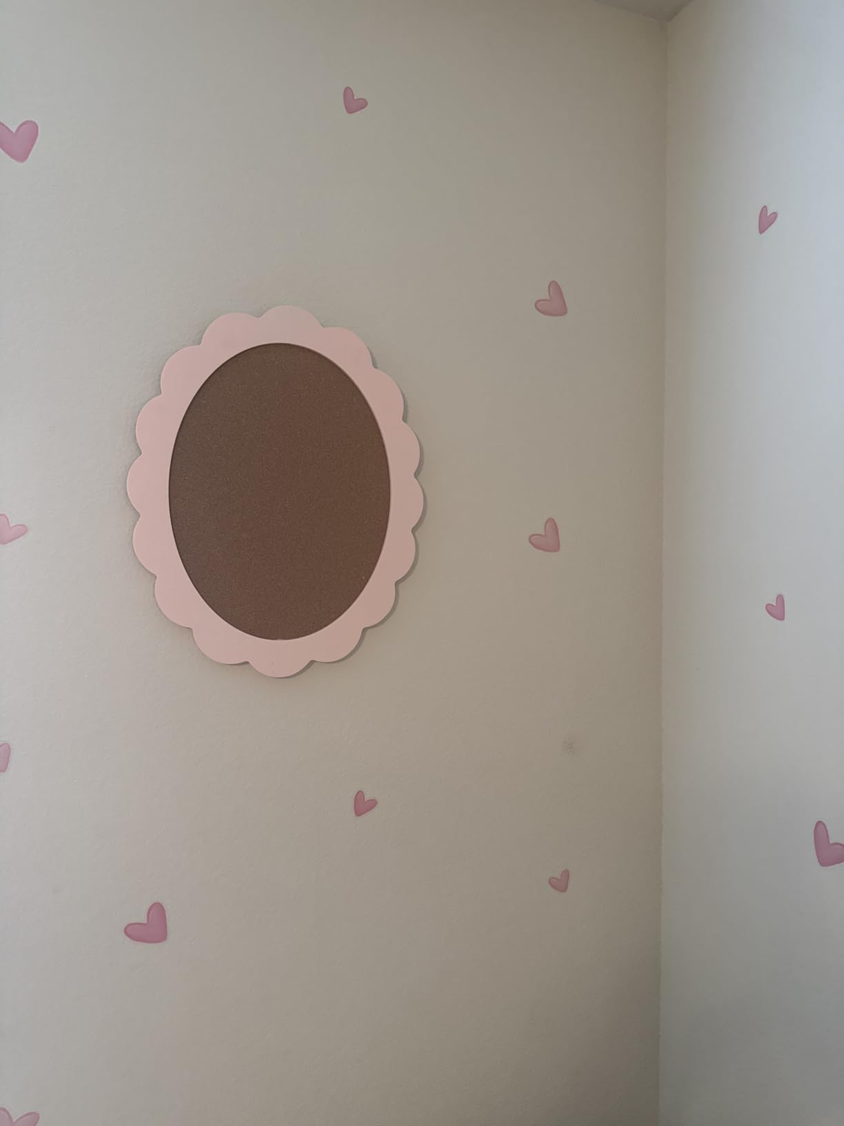 80pcs Pink Heart Shape Wall Stickers for Bedroom Living Room Girls Room Decoration Kids Room Baby Nursery Room Wall Decals Interior Wallpaper PVC Murals customer photo 2