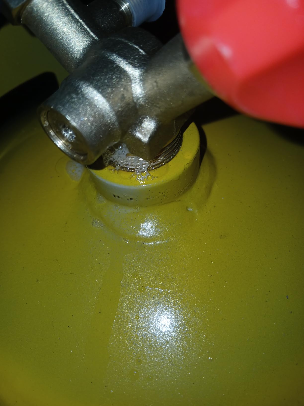 FAHKNS Refrigerant Recovery Tank 30 LB without Float Switch for R12, R22, R134A etc customer photo 1