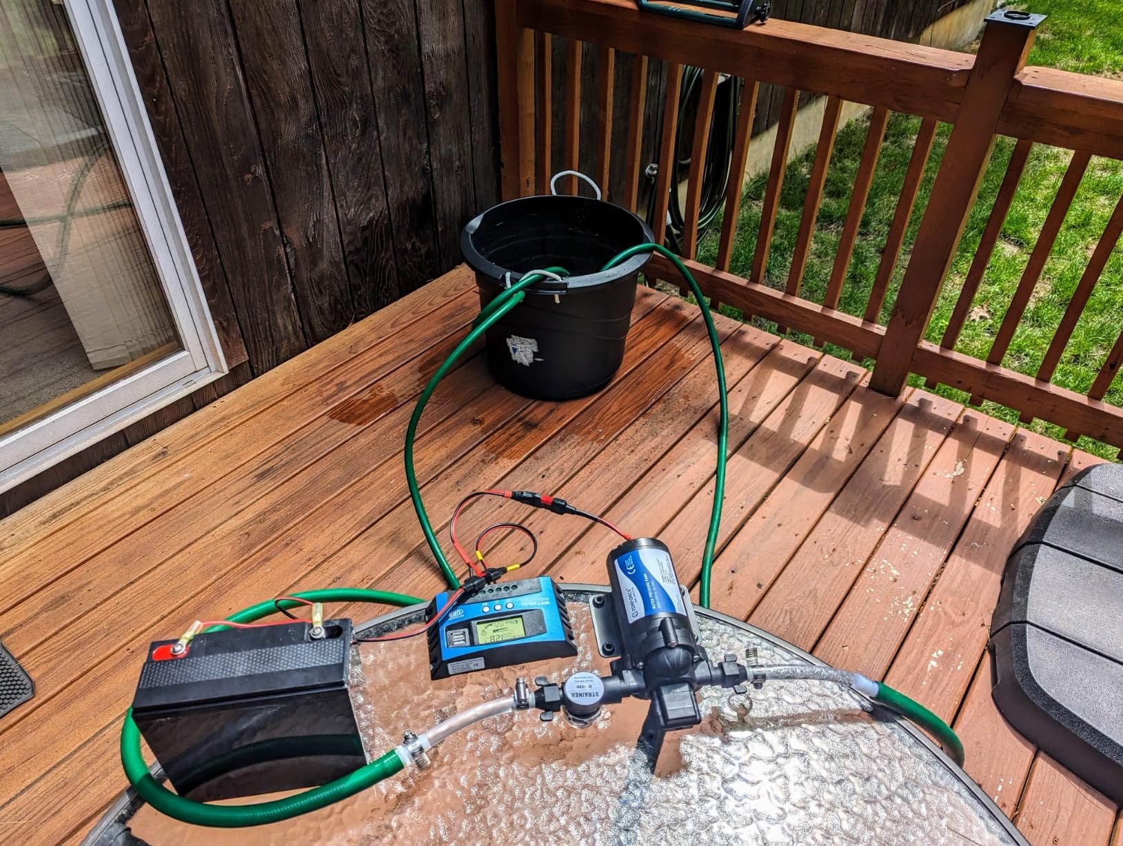 12V RV Water Pressure Booster Pump - Self Priming, 50psi, 4gpm On Demand Pump for Kitchen, Bathroom, Garden, Marine & Boats customer photo 1