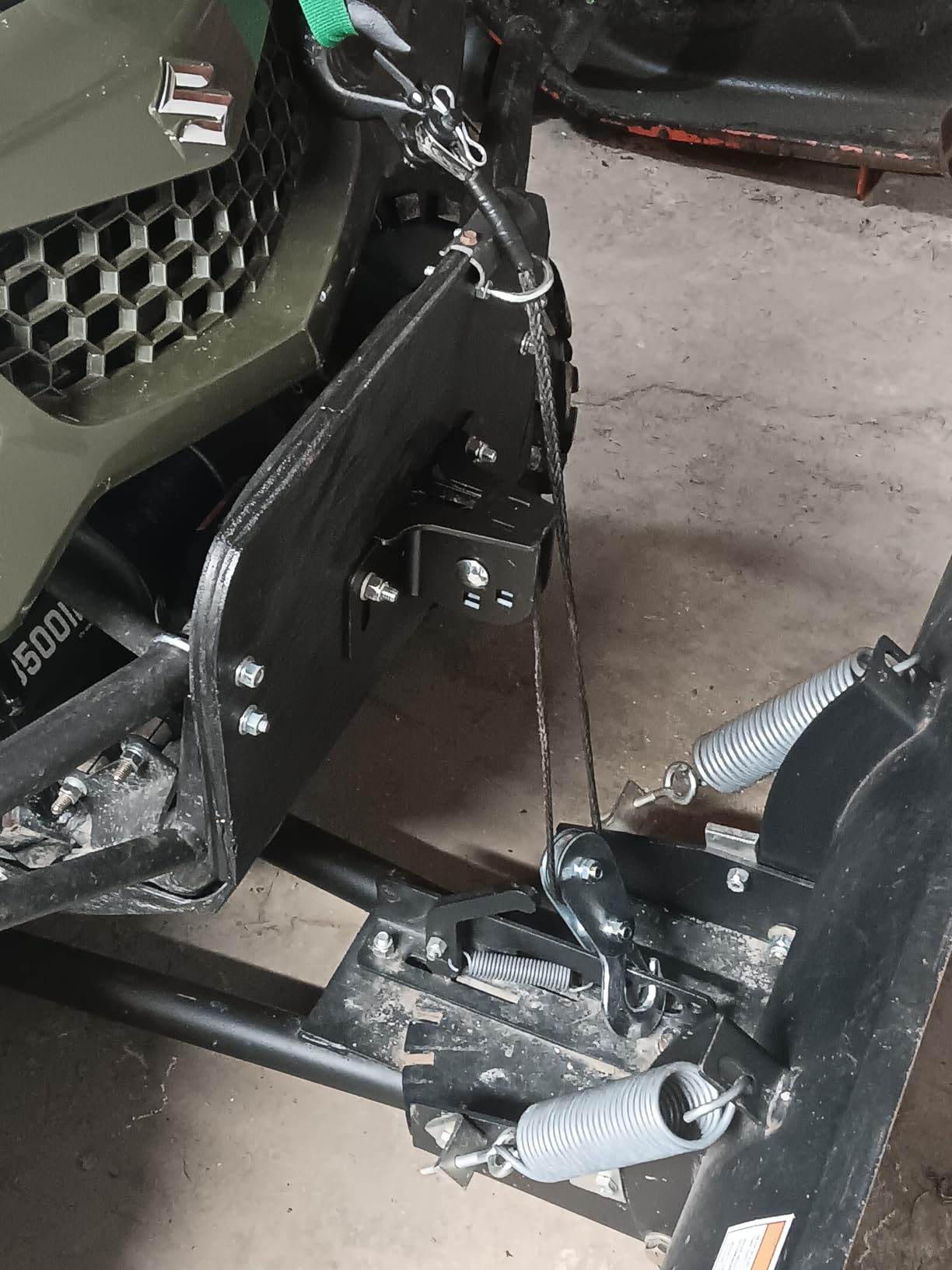 3500lbs ATV/UTV Winch with Synthetic Rope, Electric Boat Trailer Winch 12V, Waterproof Winch with 2 Wireless Remotes & Wired Switch, with Mounting Plate,Pulley,Rope Damper,Aluminium Fairlead customer photo 1