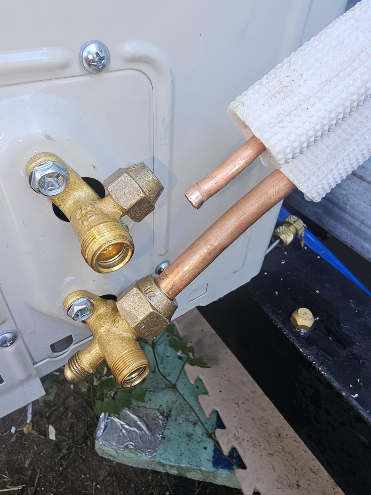 16 Ft Mini Split Line Set, Air Conditioning Copper Tubing Pipe Extension, 3/8