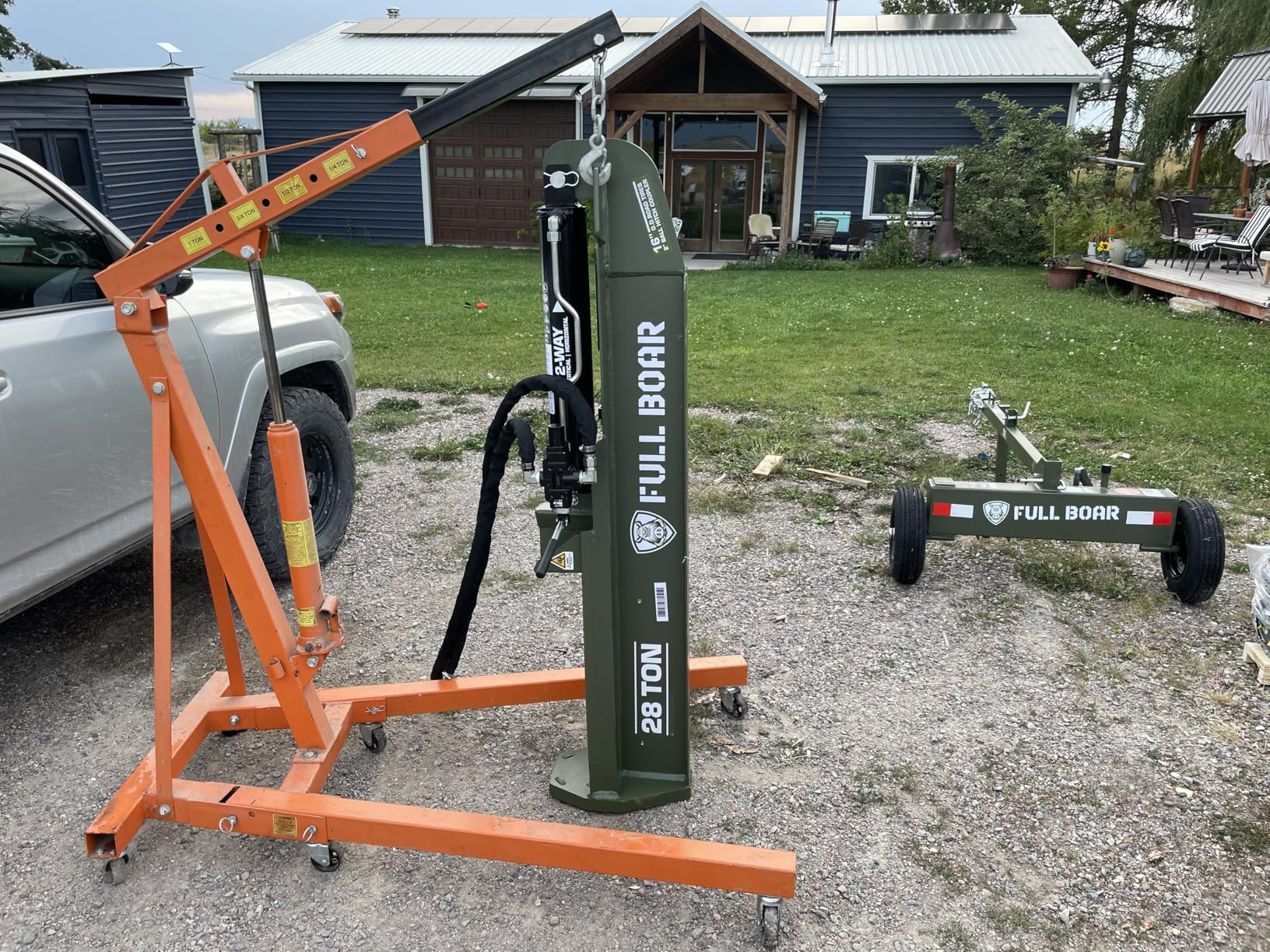 28 Ton Log Splitter-Full Boar Engine 212cc customer photo 1