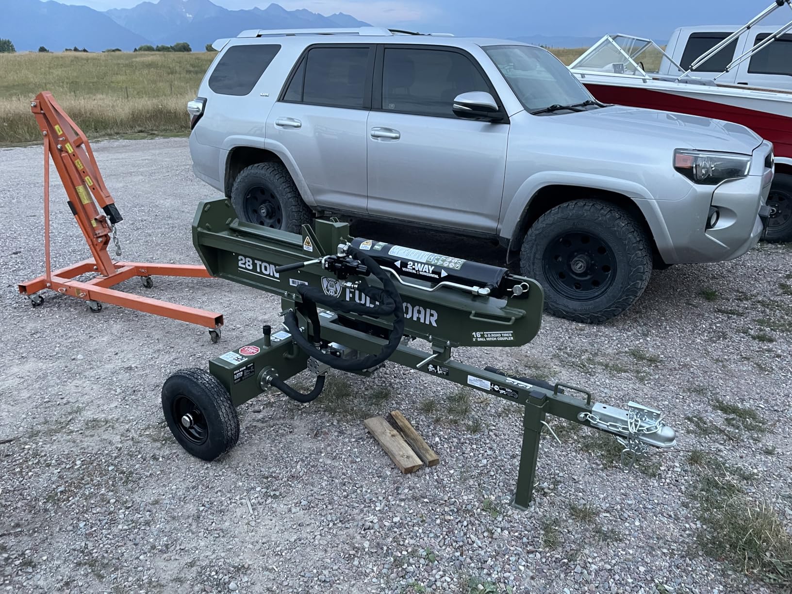 28 Ton Log Splitter-Full Boar Engine 212cc customer photo 2