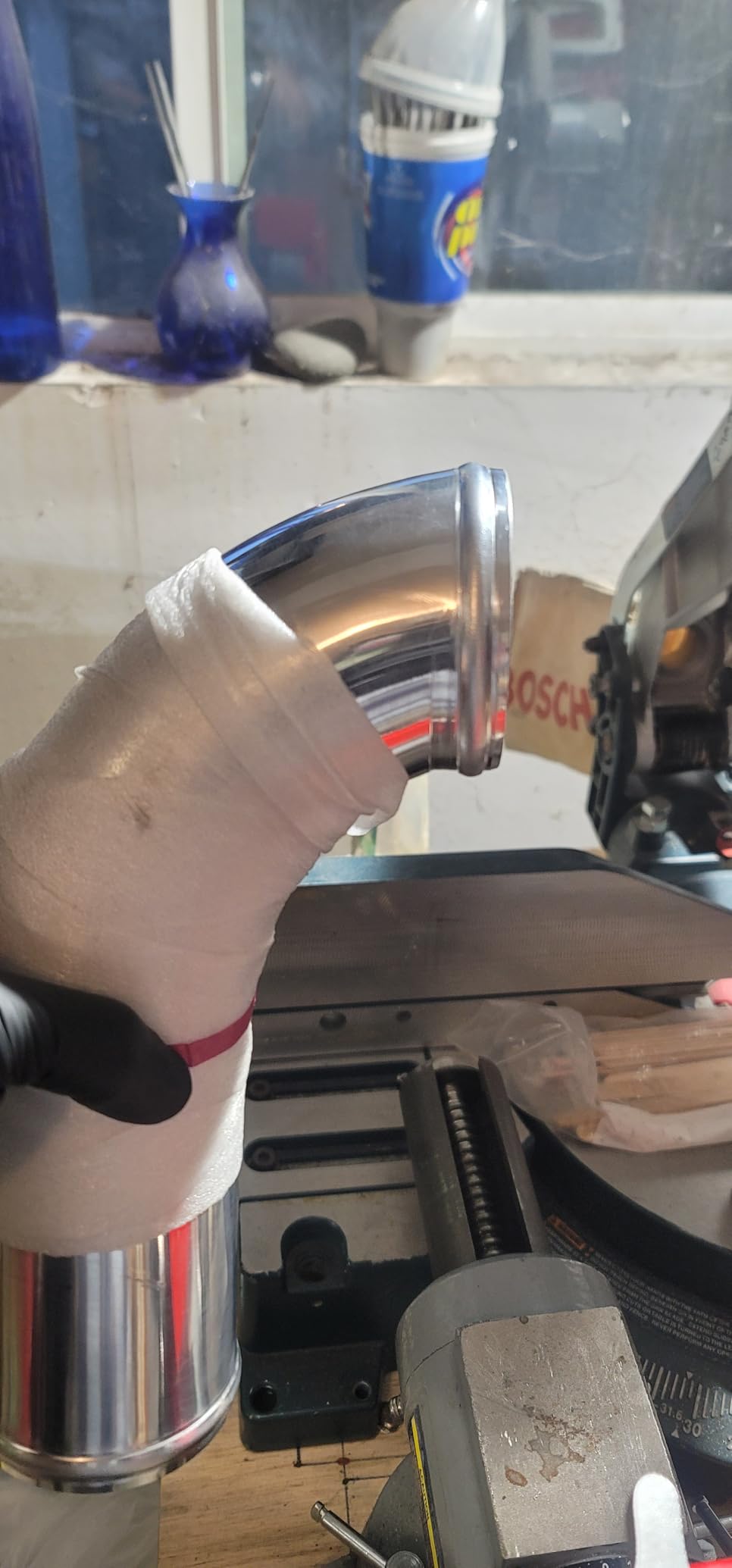 Bead Roller Tool Fits 5/8 Inch and Larger Tubing Beader Tool Intake and Intercooler Piping Aluminum customer photo 2
