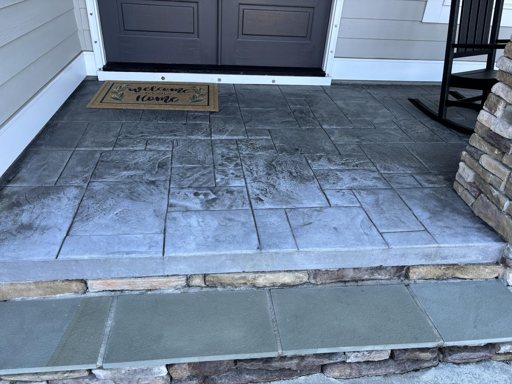 Surecrete Eco Stain Water-Based Stain for Concrete - 4 oz Tester - Titanium Gray customer photo 2