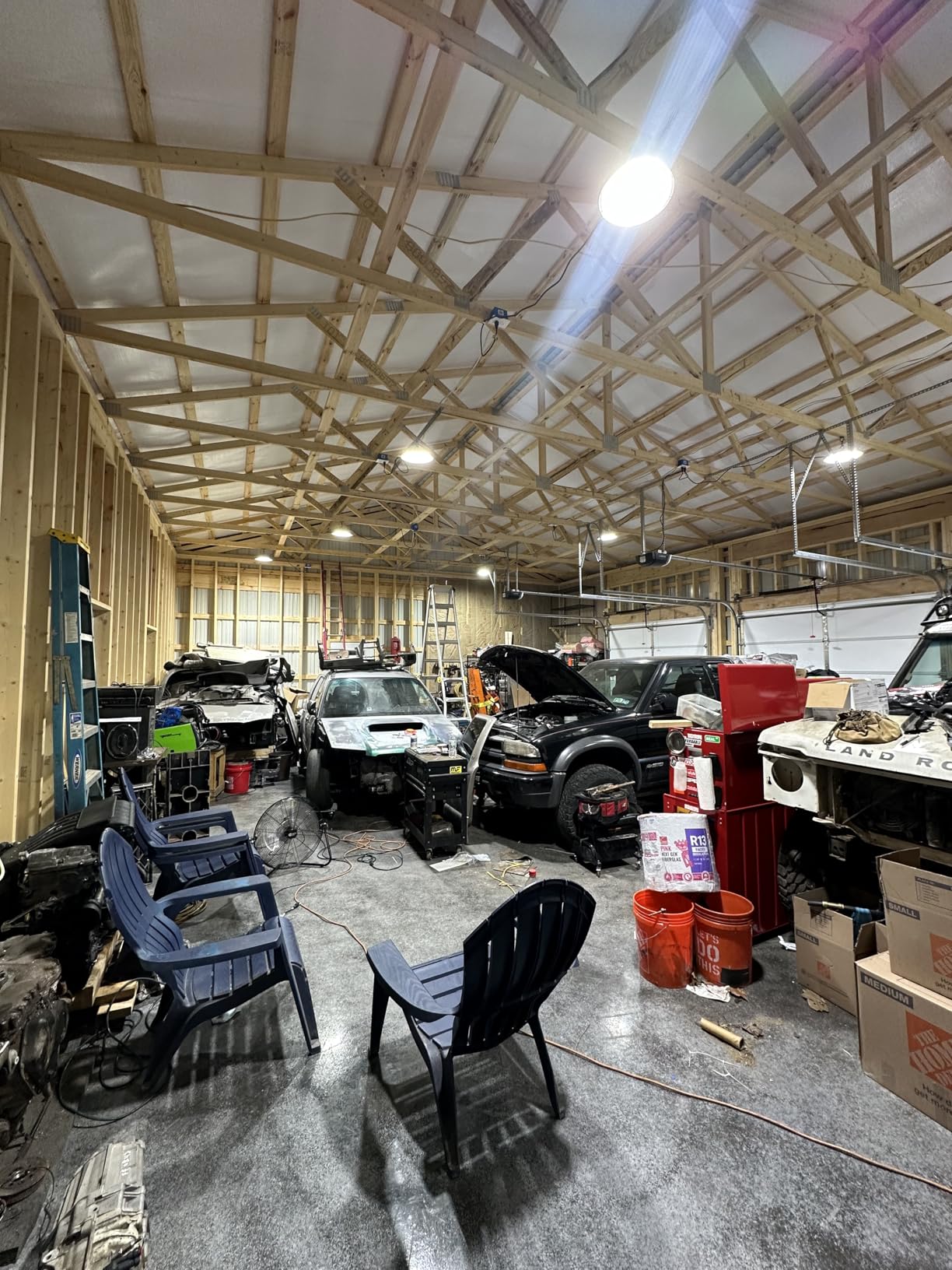 4 Pack UFO LED High Bay Light 150W, 21000lm, 5000K, Plug&Play, ETL | Super Bright, 120° Beam Angle, Safety Rope, IP65 Waterproof, For Warehouse Garage Barn Factory customer photo 2