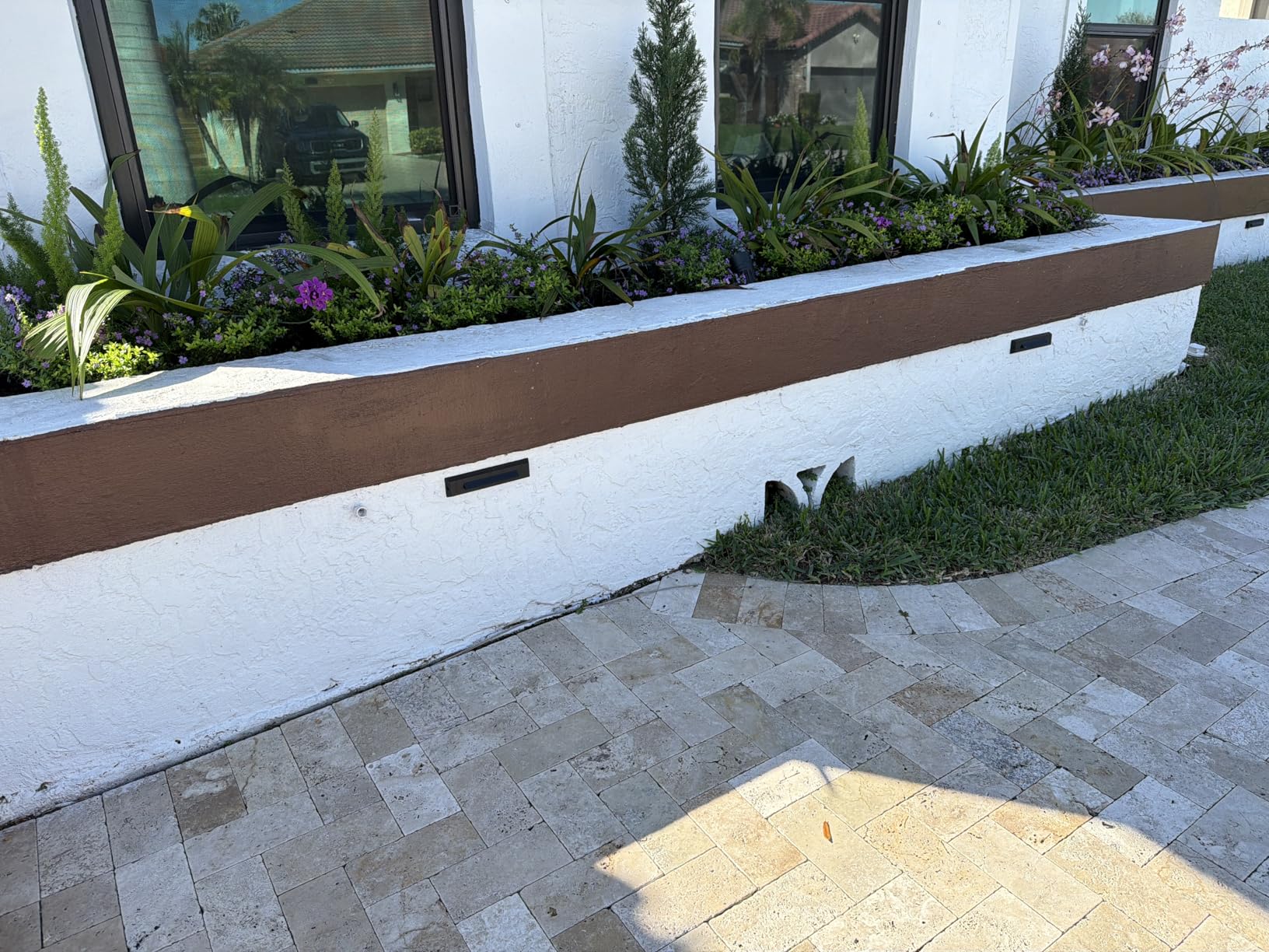 CLOUDY BAY [12 Pack] 3 Color Low Voltage 12-24V LED Step Lights Outdoor, 2.5W Landscape Cutoff Stair Riser Light, Deck Step Lights Exterior Accent Lighting Fixtures, Wet Location, Black customer photo 2