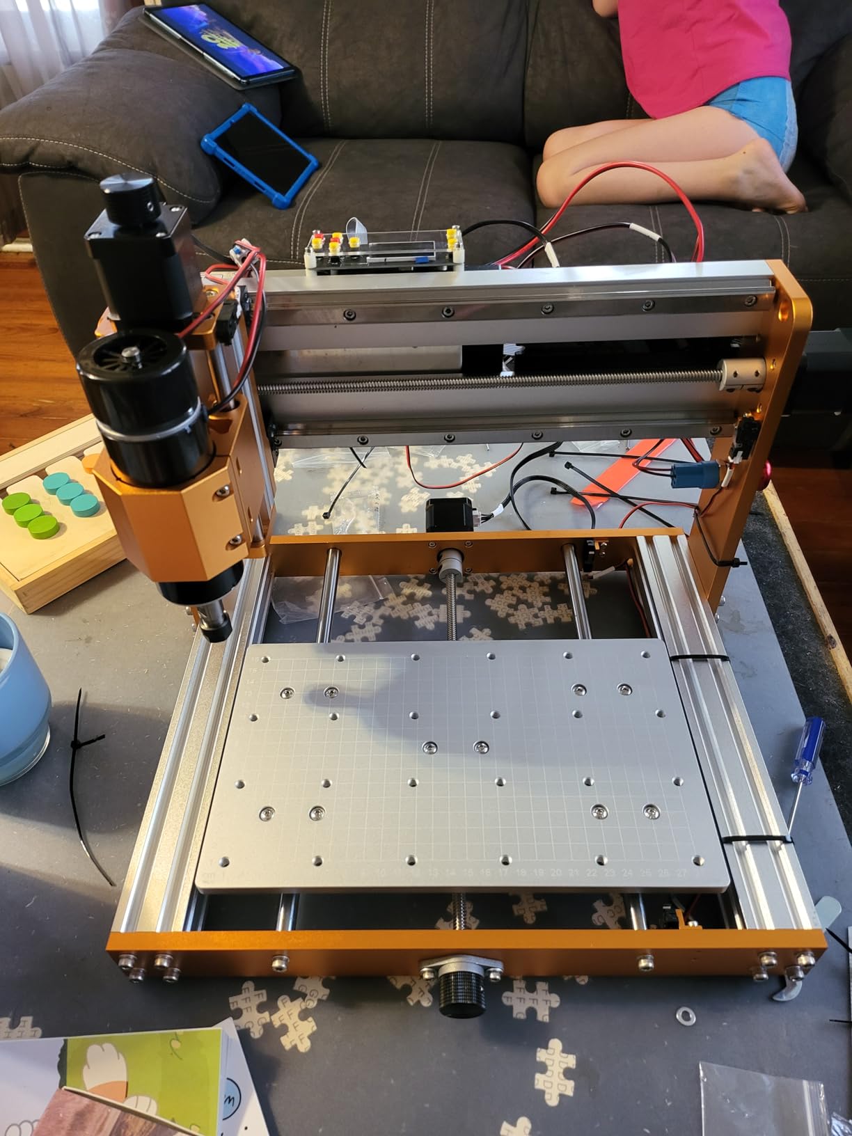 Lunyee 3018 Pro Ultra CNC Machine 500W All-Metal CNC Router Machine, Upgraded 3 Axis Engraver Machine Limit Switches & Emergency-Stop with GRBL Offline Control for Metal, Wood, Acrylic, PCB MDF customer photo 2