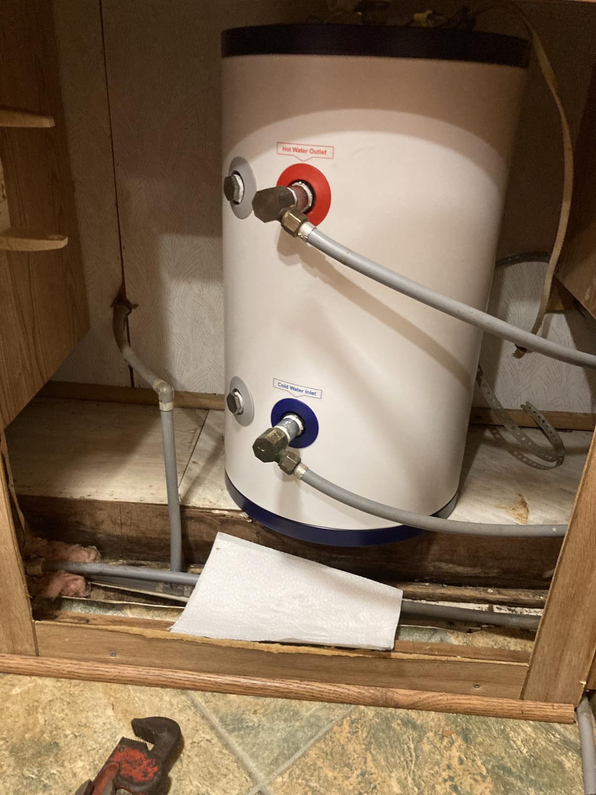 Thermomate Tank Water Heater - 10 Gallon Point of Use Hot Water Heater, 120V 1500W, Adjustable Thermostat, UL Listed (ES1000) customer photo 1