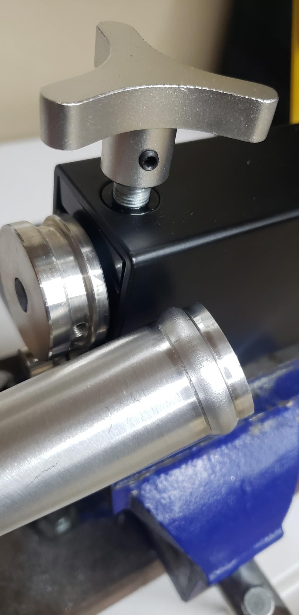 Tubing Beader Roller Tool 5/8 in for Intake Intercooler Pipe | 0.050 In wall | aluminum steel stainless tubing | vise-mounted manual crank customer photo 3