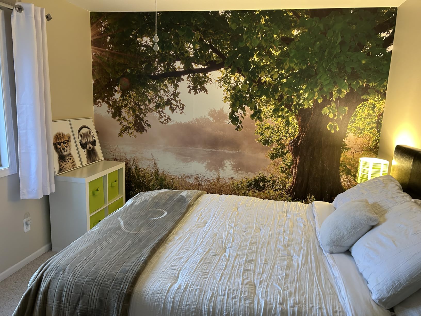 Wall Sticker/Wall Mural Beautiful Nature Norway Natural Landscape, Not Peel and Stick, Non-Woven Wallpaper Decorative for Bedroom, Living Room, Office - 96x144 inches customer photo 1