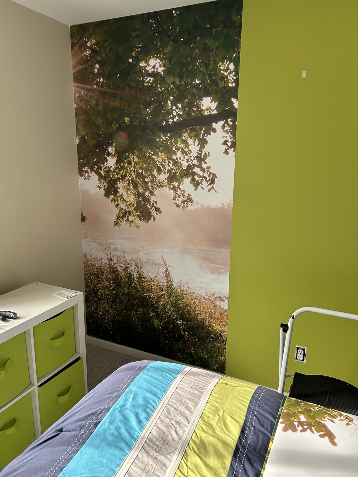 Wall Sticker/Wall Mural Beautiful Nature Norway Natural Landscape, Not Peel and Stick, Non-Woven Wallpaper Decorative for Bedroom, Living Room, Office - 96x144 inches customer photo 2