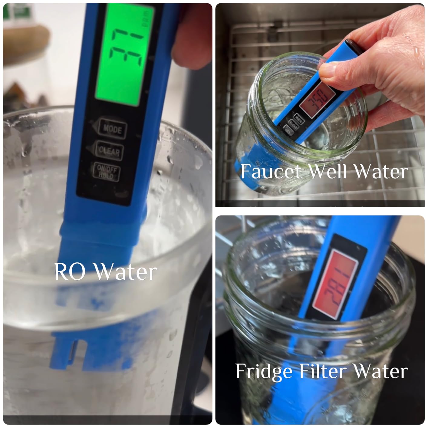 Bluevua RO100ROPOT-Lite Countertop Reverse Osmosis Water Filter System, 3:1 Pure to Drain Ratio, Portable RO Filtration with Remineralization, No Installation, WQA Certified, 7-Stage UV Blue customer photo 2