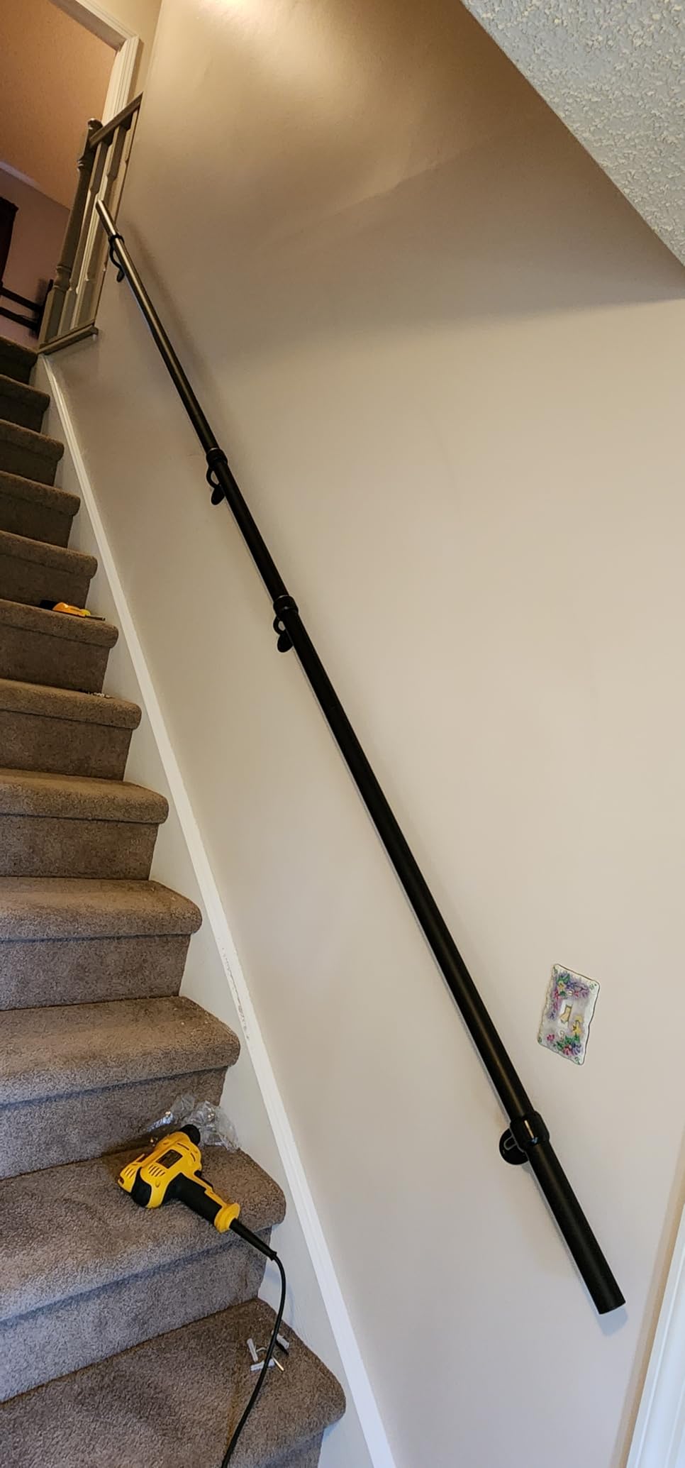Stair Railing Indoor Metal Hand Rails for Indoor Stairs 1.5