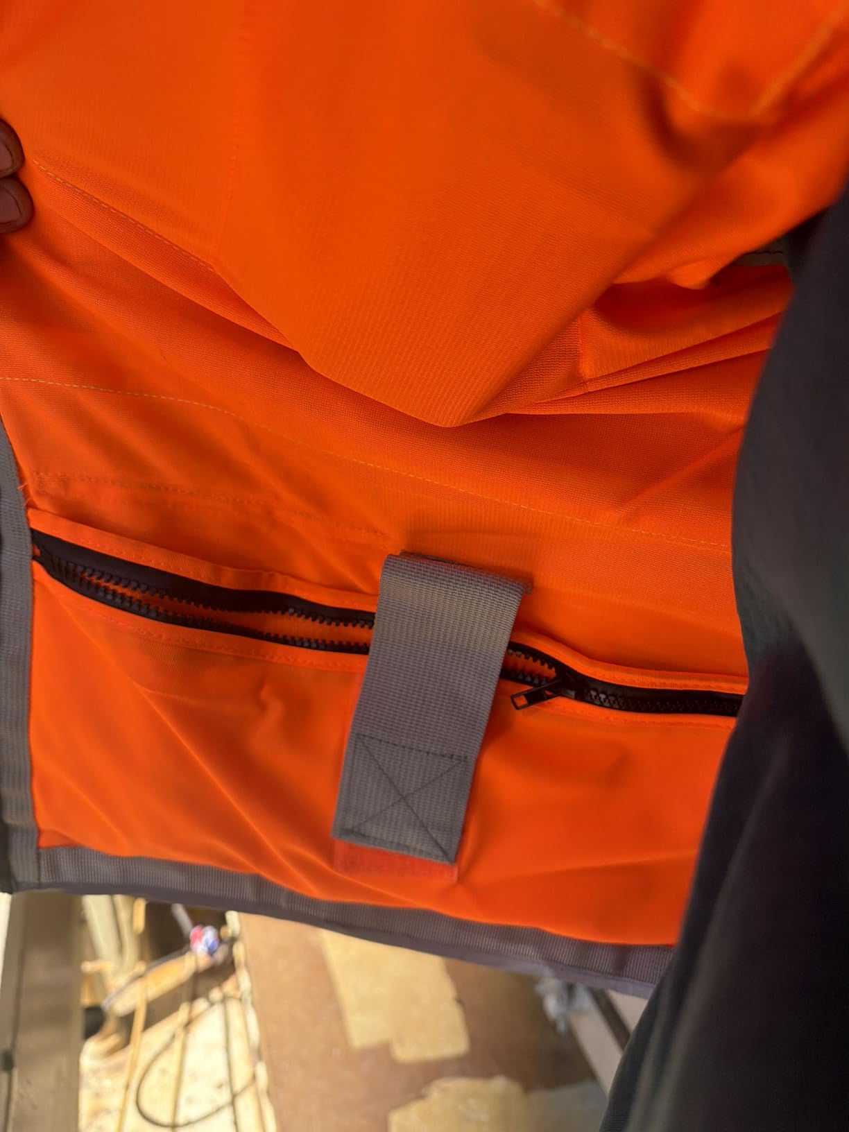 HYCOPROT Reflective Safety Vest Class 2 High Visibility Heavy Duty Construction Vest with Padded Neck, Meet ANSI/ISEA Standard customer photo 1