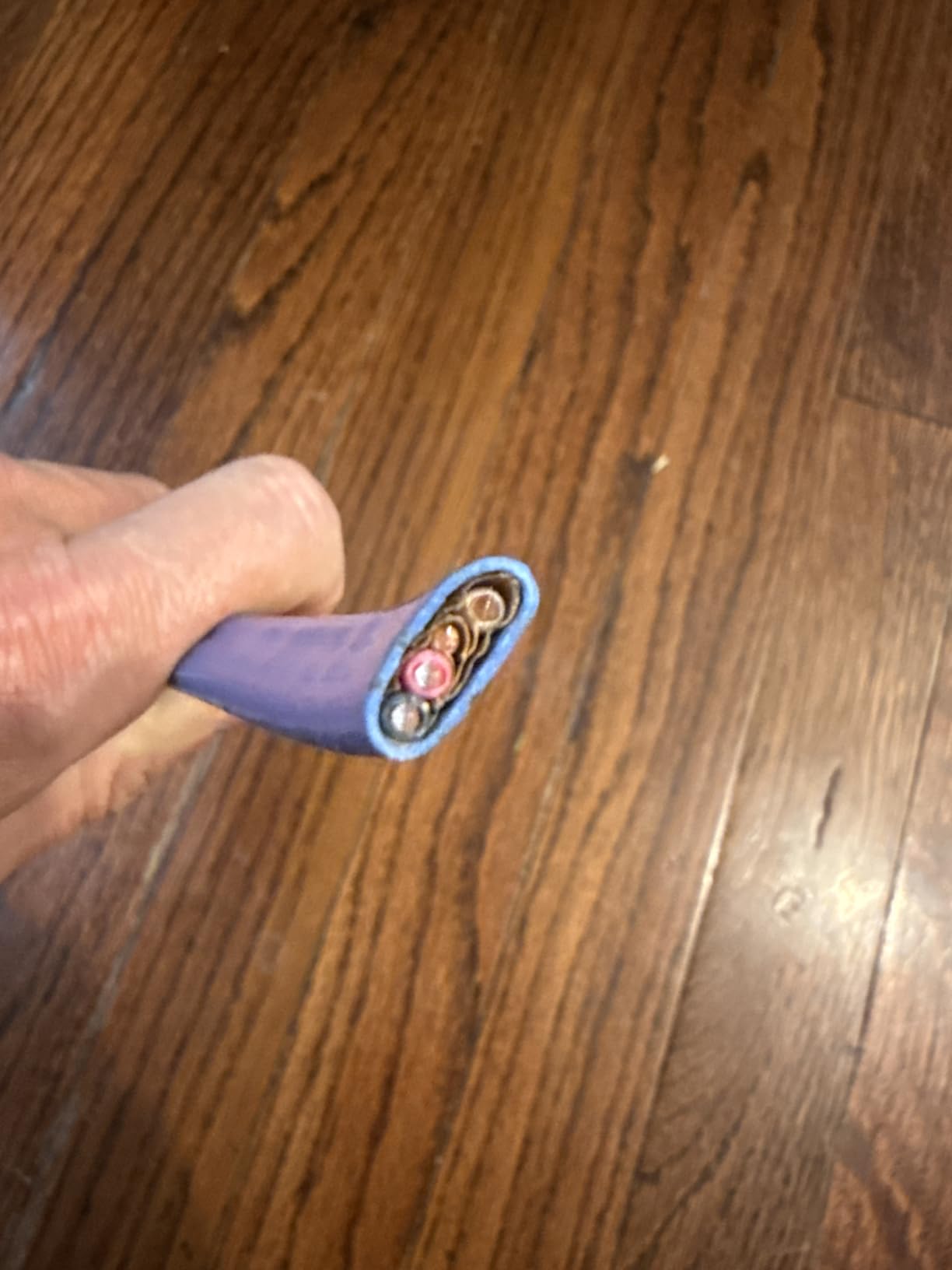Southwire Romex SIMpull Wire, 14 Gauge, 3 Conductor, 100 Ft, W/G NM-B Cable, Blue customer photo 2