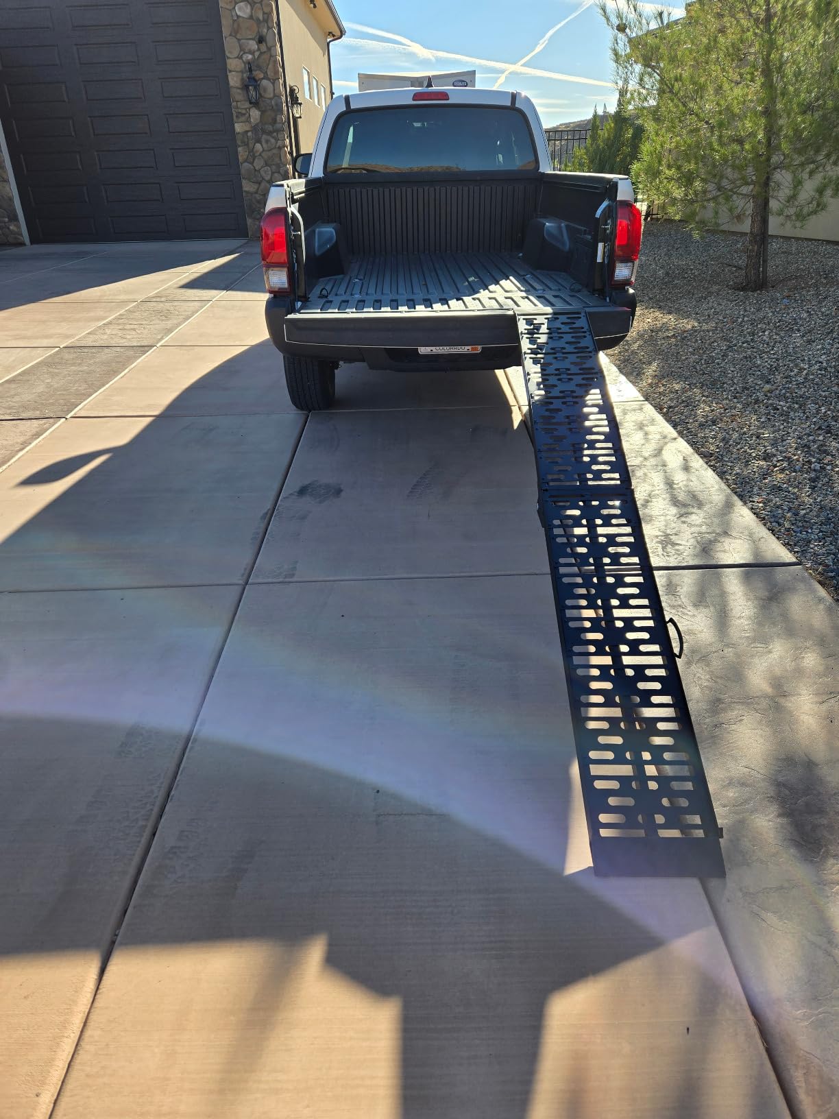 ATV Ramps, 2 Pcs of 7.5ft Ramps for Trucks, 1500LBS Capacity Trailer Ramp for Motorcycles, Dirt Bikes, Lawn Mowers, Golf Carts, Garden Tractors, Snowmobiles customer photo 2